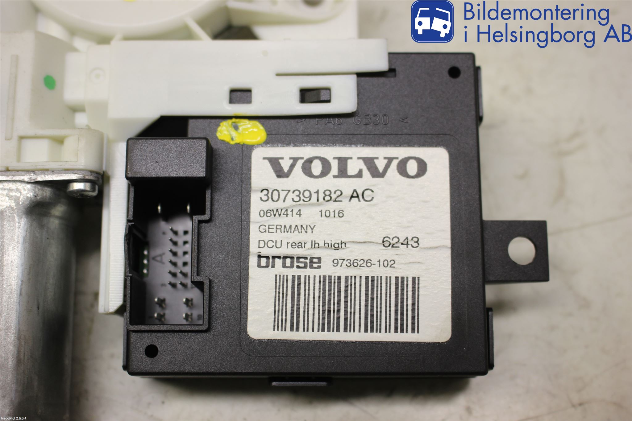 Volvo S40 04-07 Fönsterhissmotor