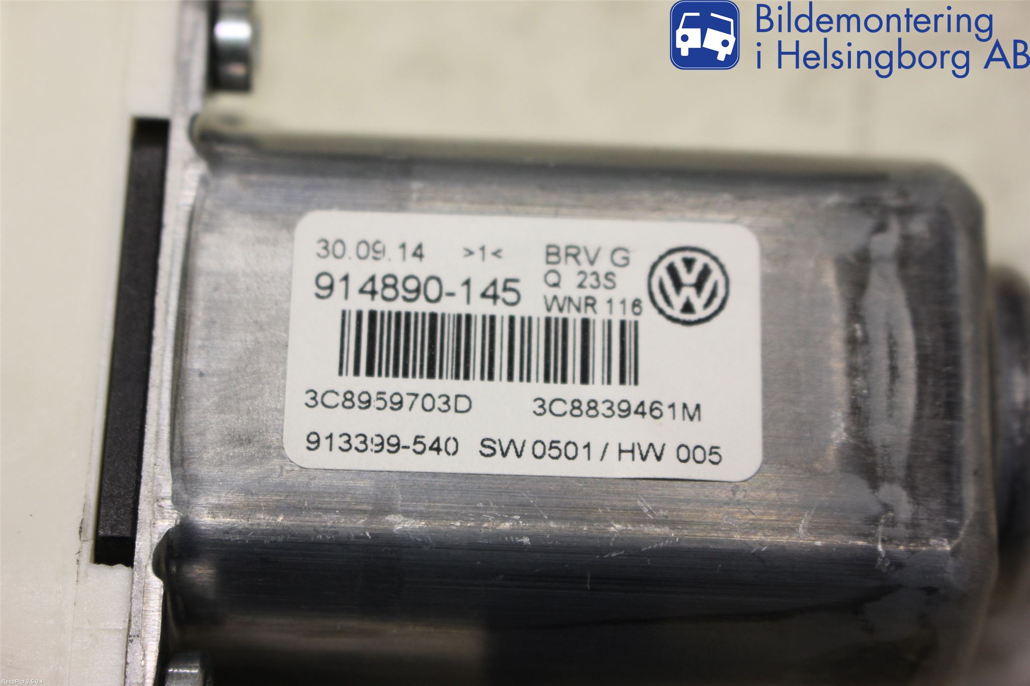 Volkswagen VW PASSAT CC 08-16 Fönsterhissmotor