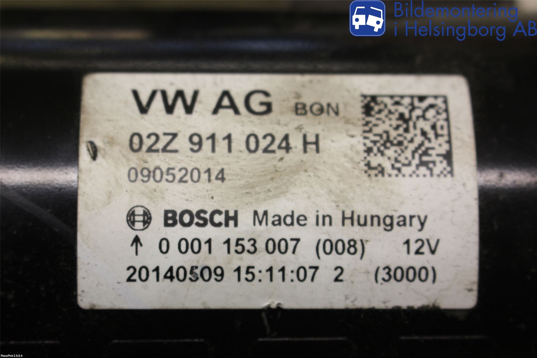 Skoda FABIA 07-14 Startmotor Diesel