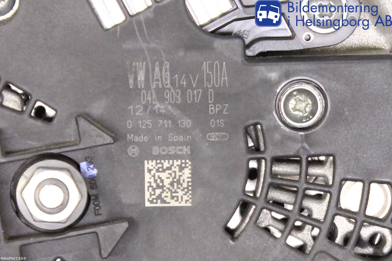 Audi A4 12-15 Generator