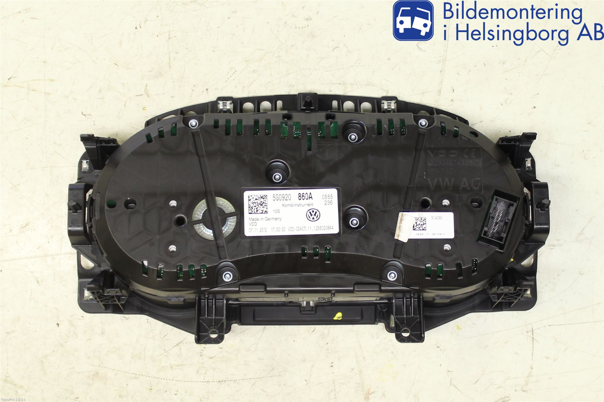 Volkswagen VW GOLF / E-GOLF VII 13-20 Instrument Komb