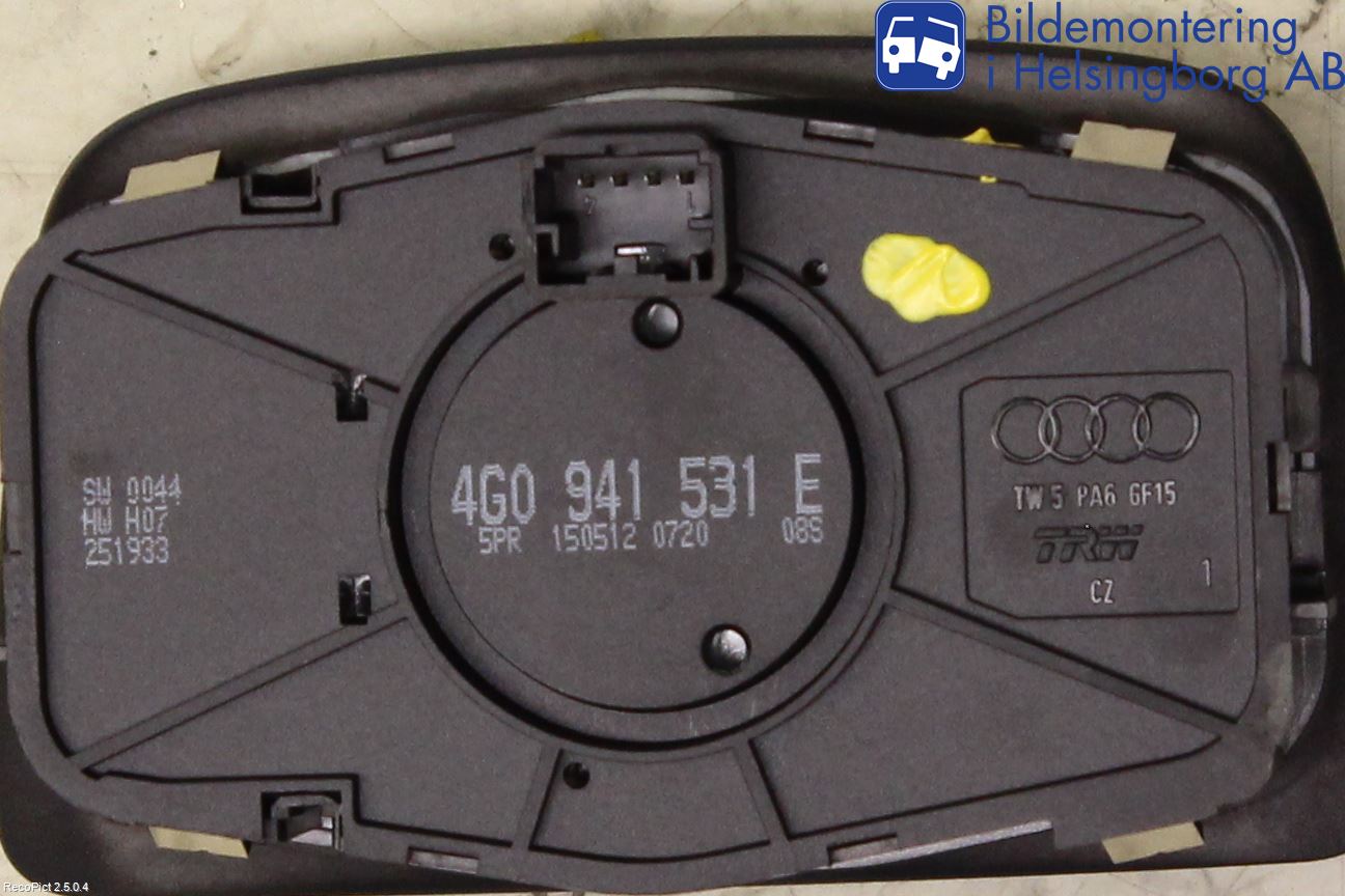 Audi A6/S6 4G 11-18 Strömställare Ljus