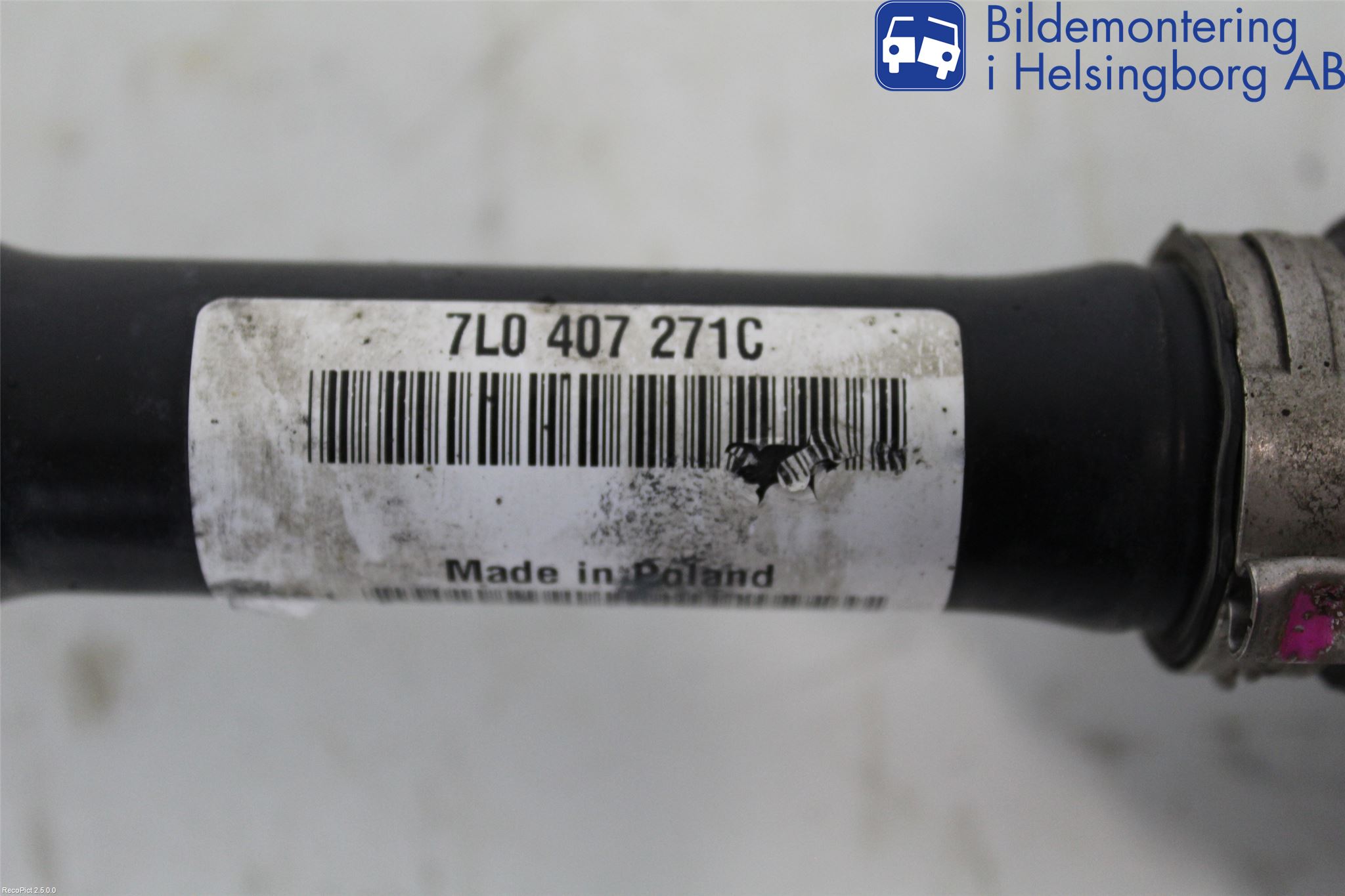 Audi Q7/SQ7 Drivaxel Fram Vänster