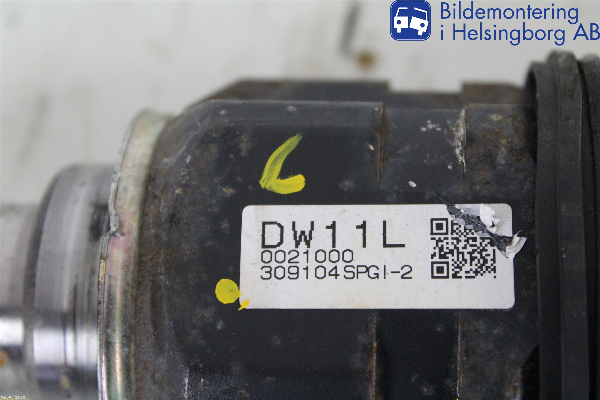 Toyota PRIUS ZVW30 09-20 Drivaxel Fram Vänster
