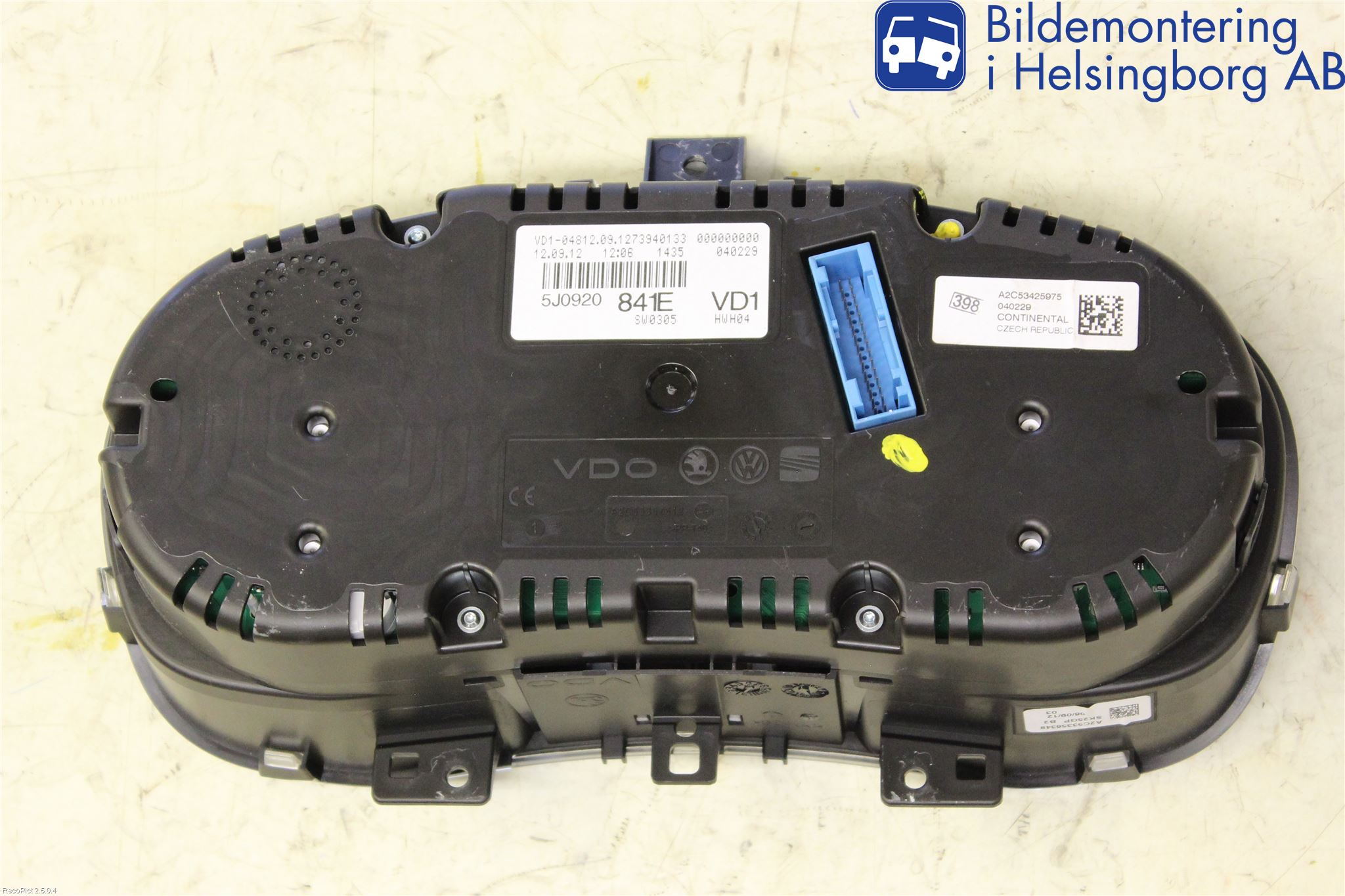 Skoda FABIA 07-14 Instrument Komb