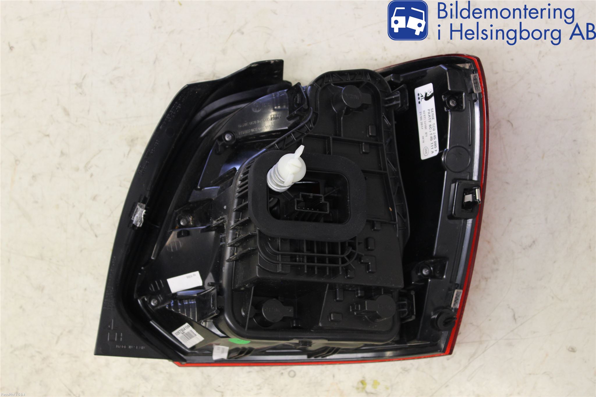 Volkswagen VW POLO 10-17 Bakljus Vänster
