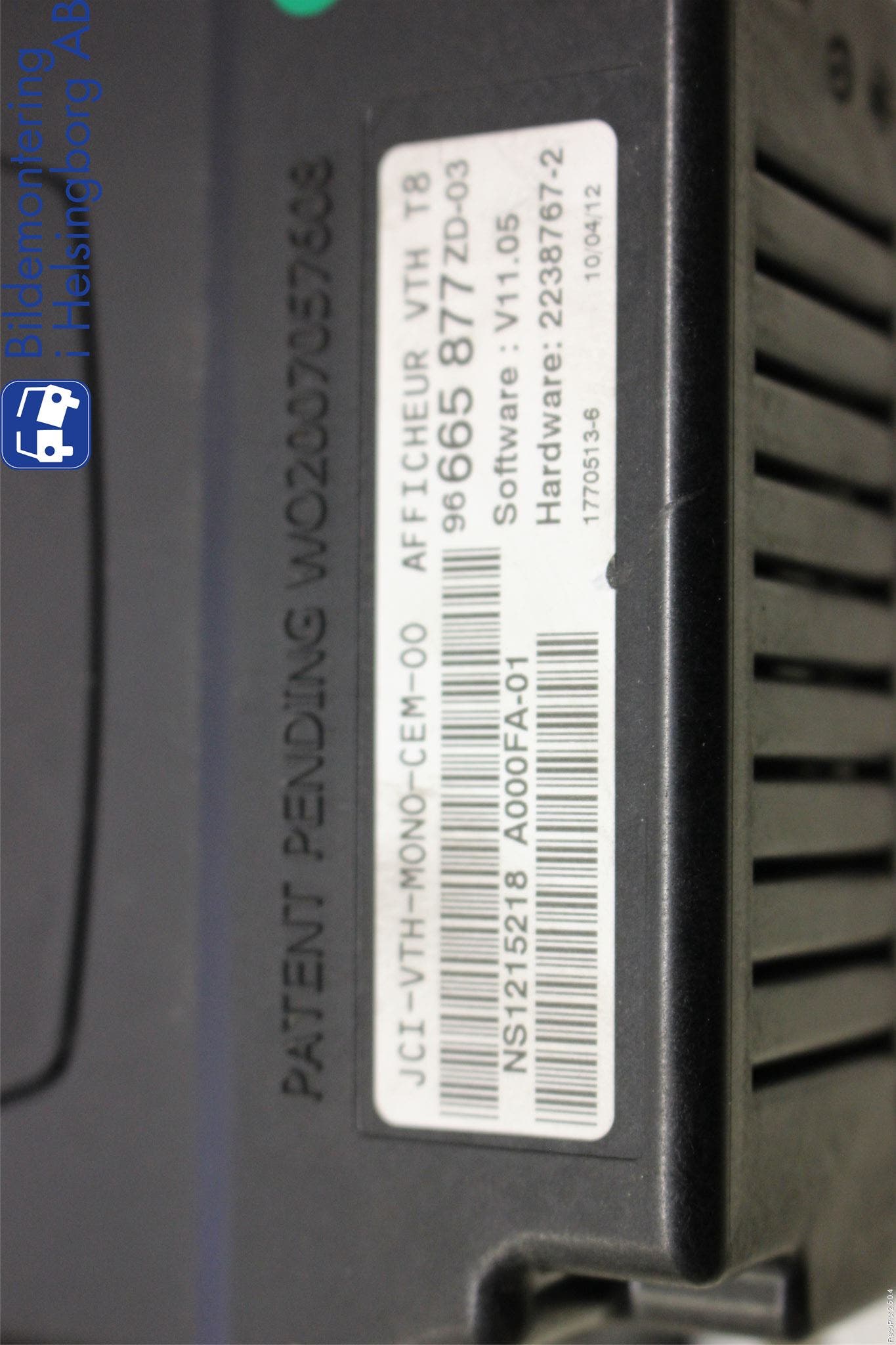 Peugeot 3008 09-16 Instrument Komb