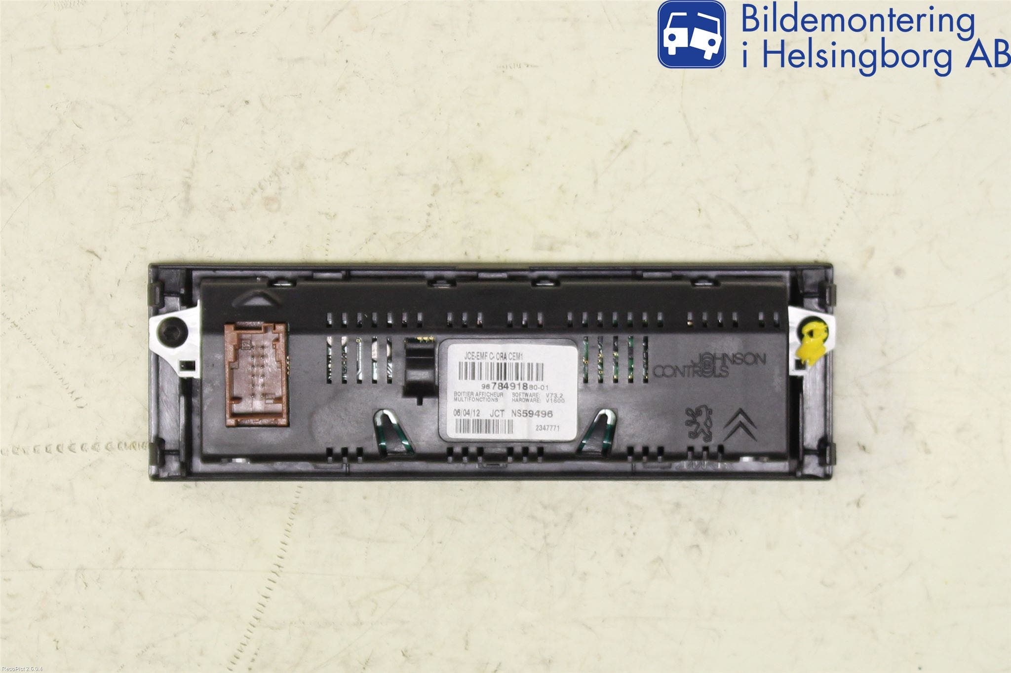 Peugeot 3008 09-16 Radio Övrigt