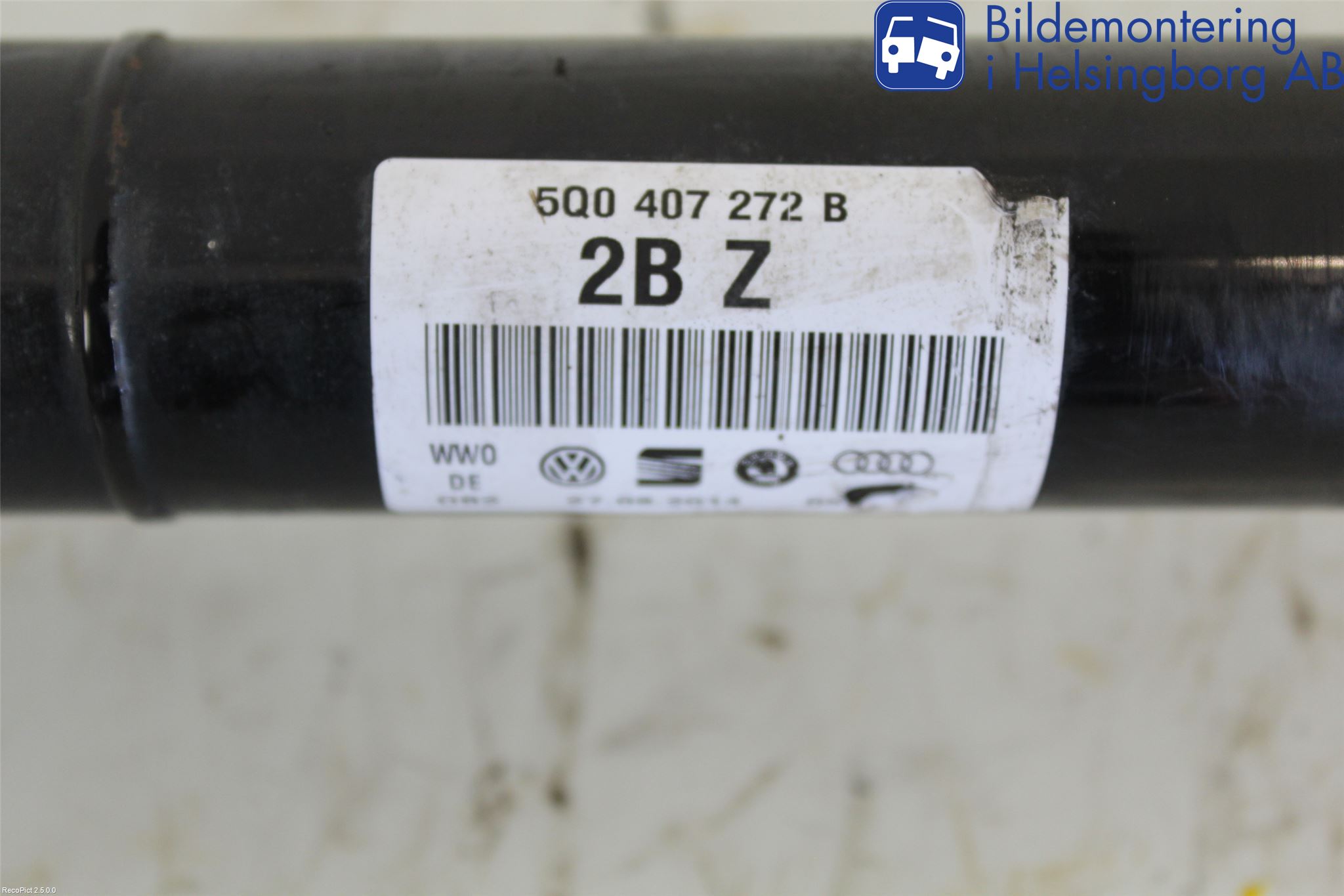 Volkswagen VW GOLF / E-GOLF VII 13-20 Drivaxel Fram Höger