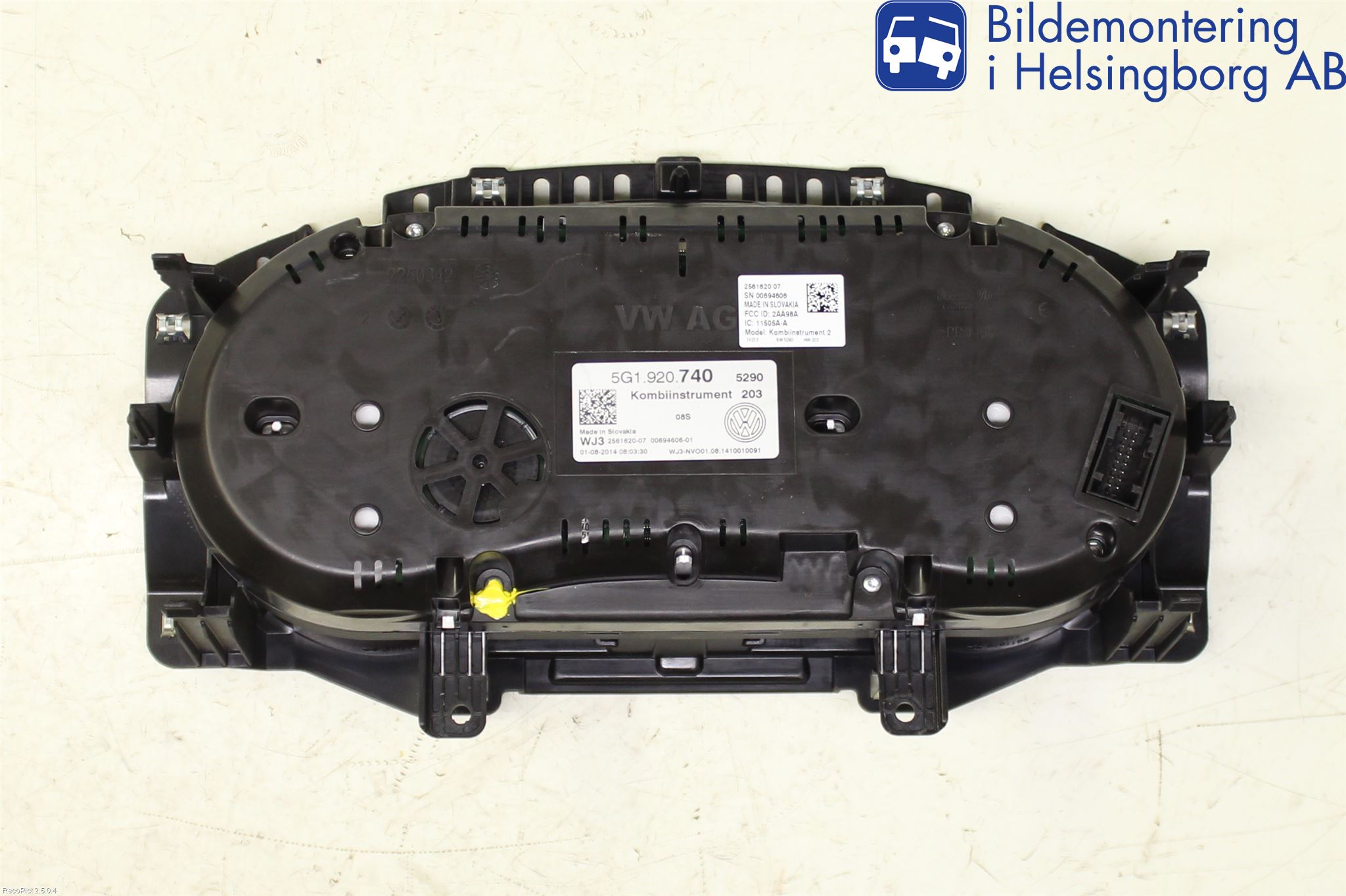 Volkswagen VW GOLF / E-GOLF VII 13-20 Instrument Komb