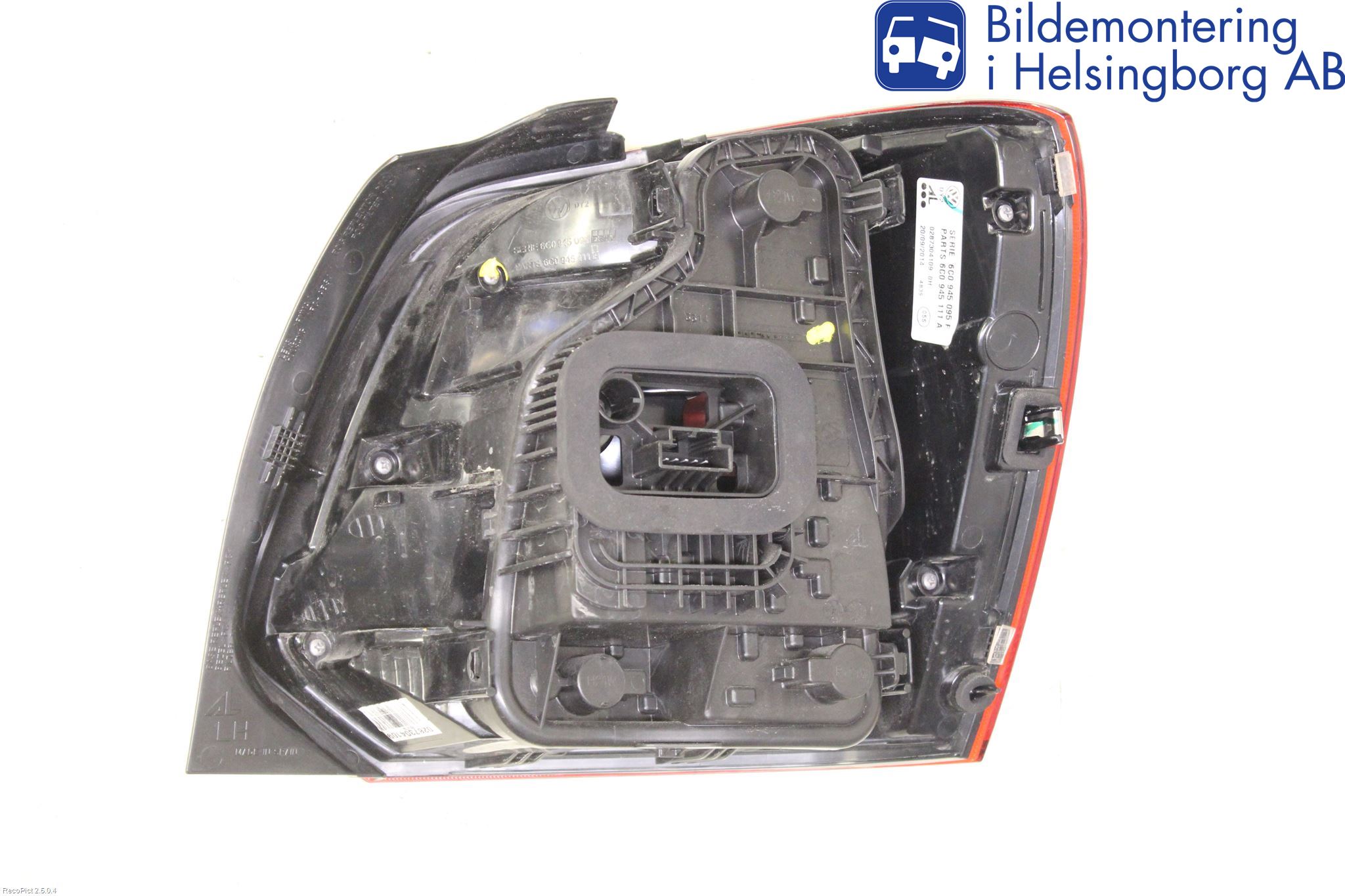 Volkswagen VW POLO 10-17 Bakljus Vänster