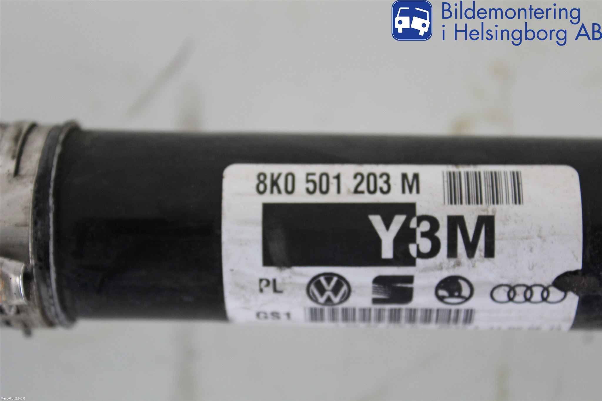 Audi A4 12-15 Drivaxel Bak Vänster