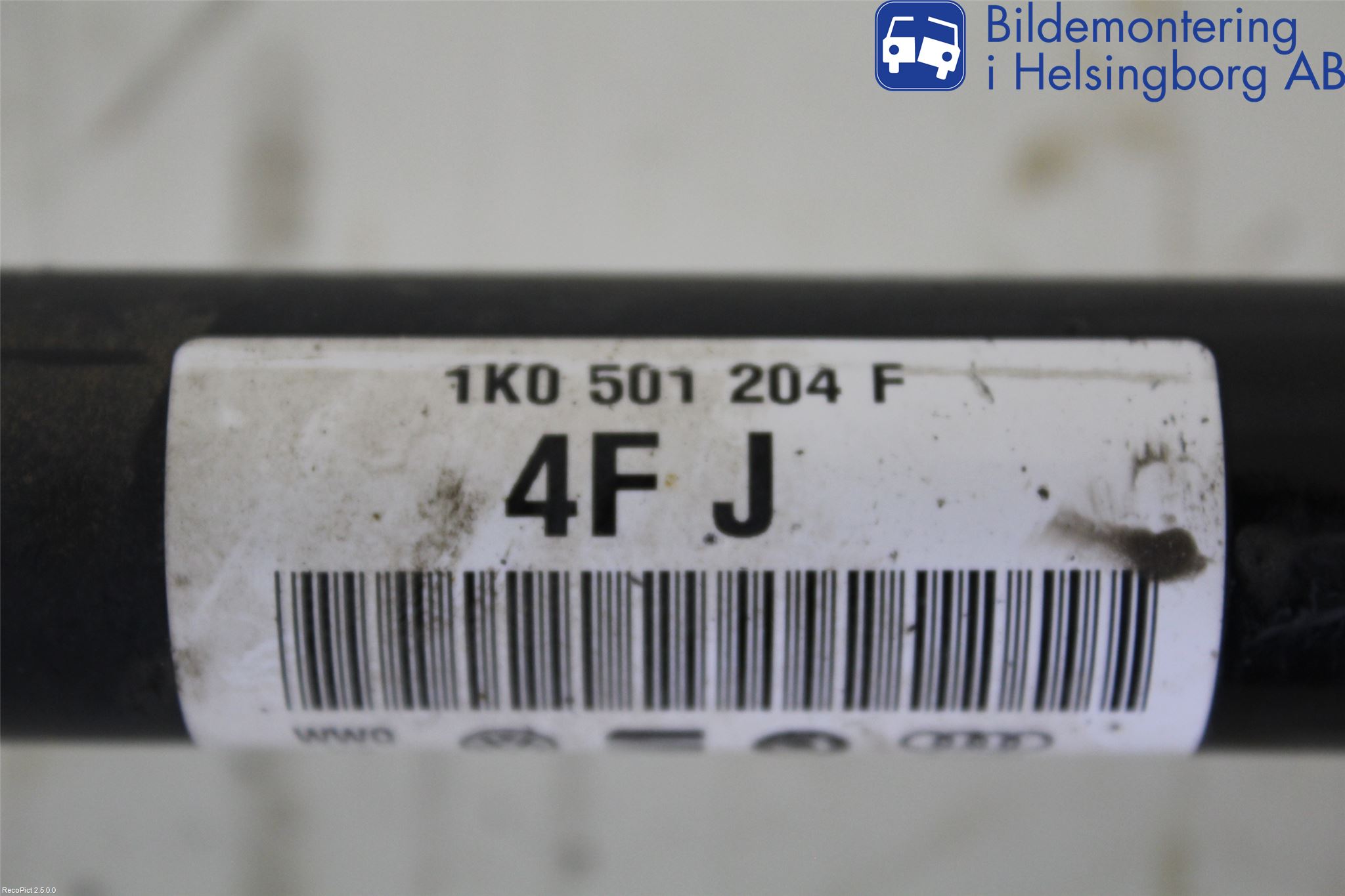 Volkswagen VW TIGUAN 07-16 Drivaxel Bak Höger