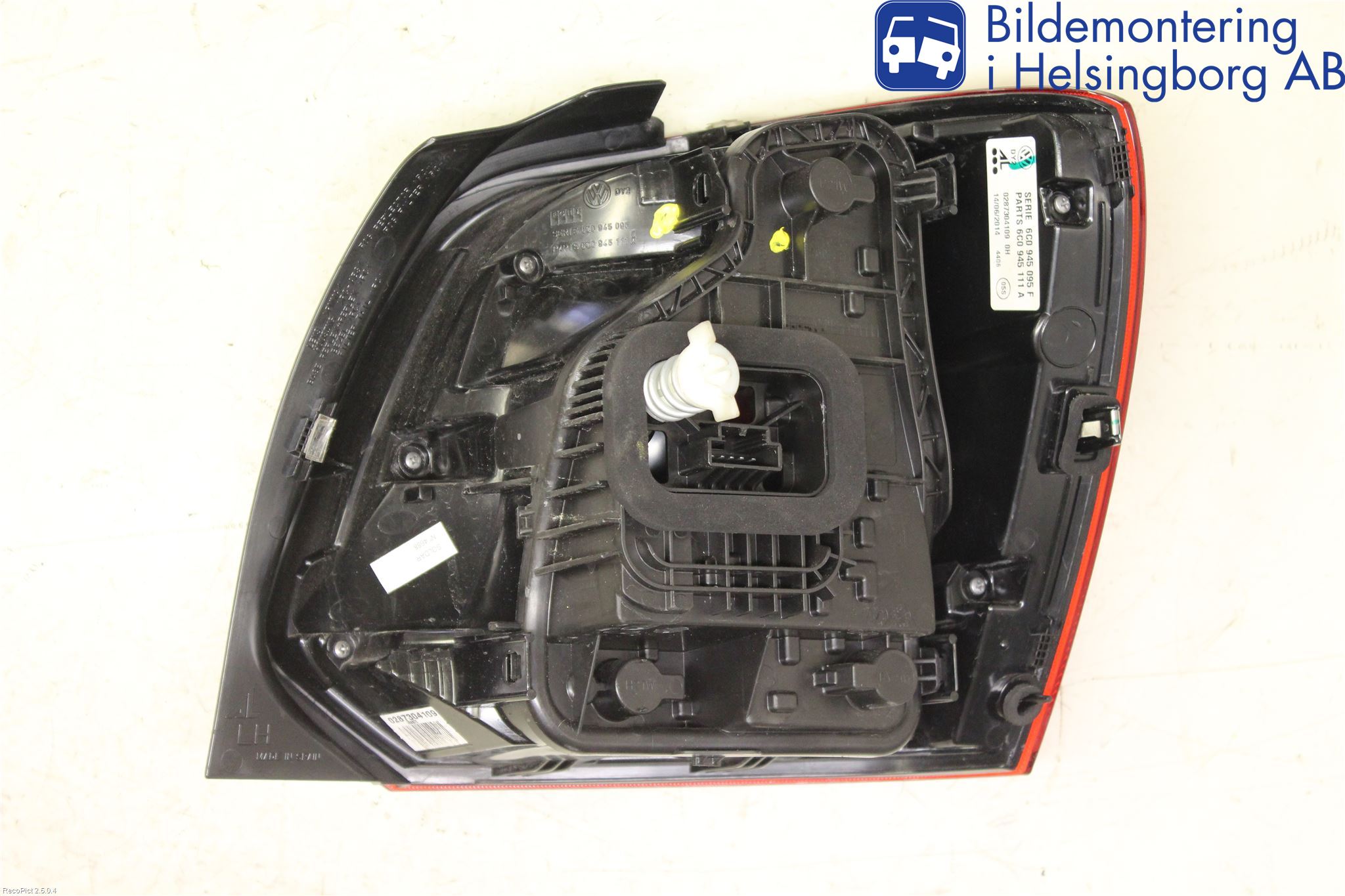 Volkswagen VW POLO 10-17 Bakljus Vänster