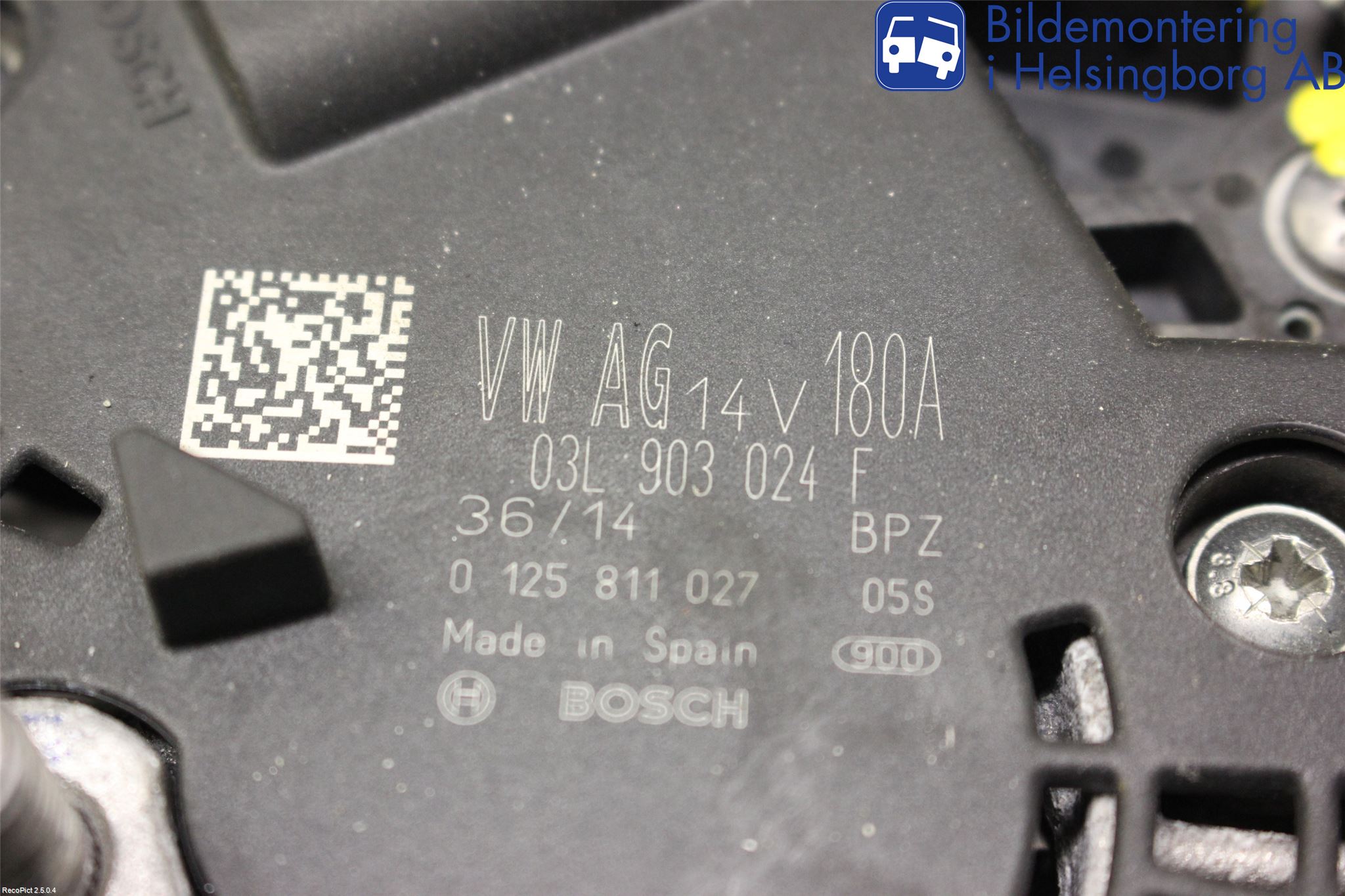 Volkswagen VW SHARAN 11- Generator