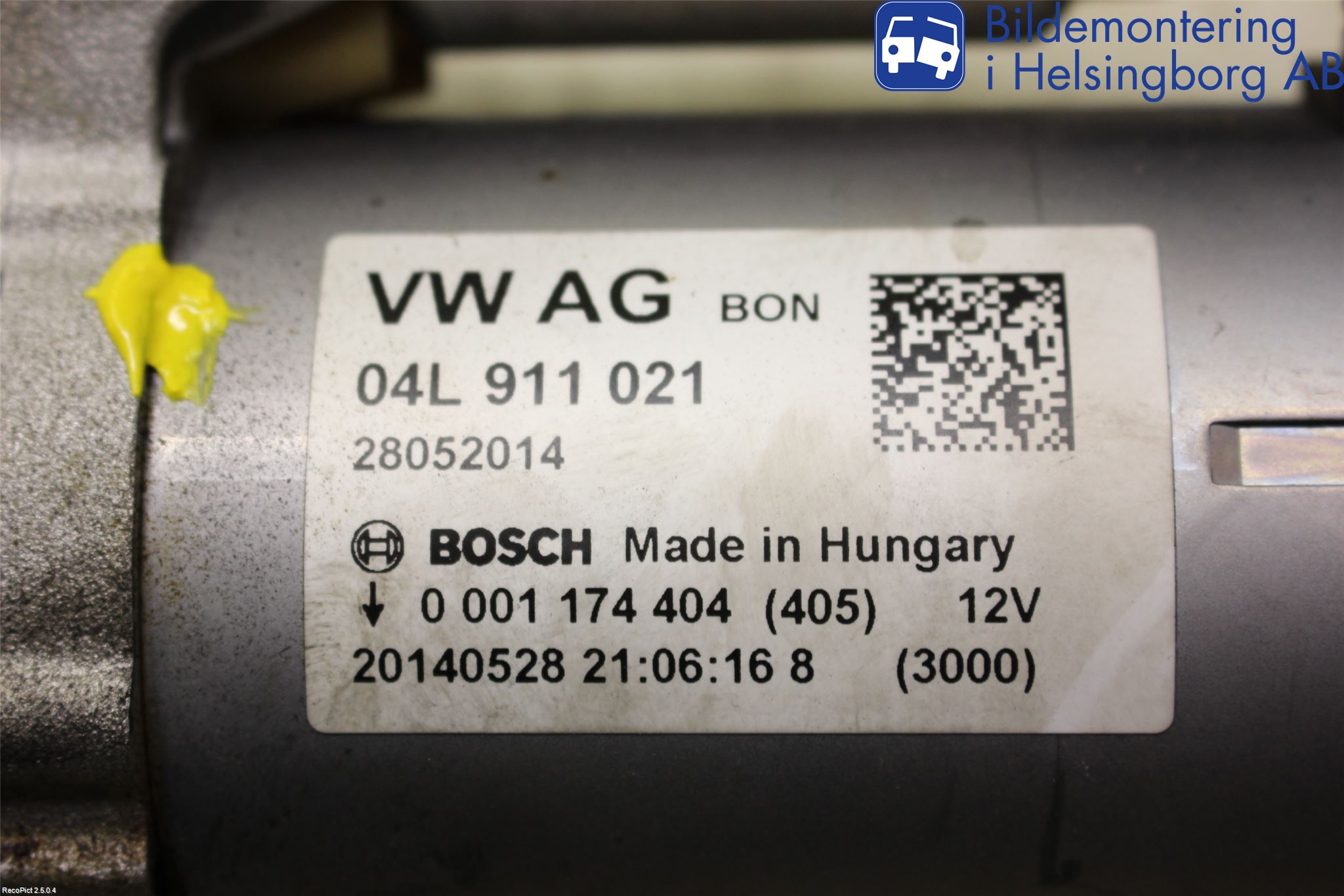 Audi A4 12-15 Startmotor Diesel