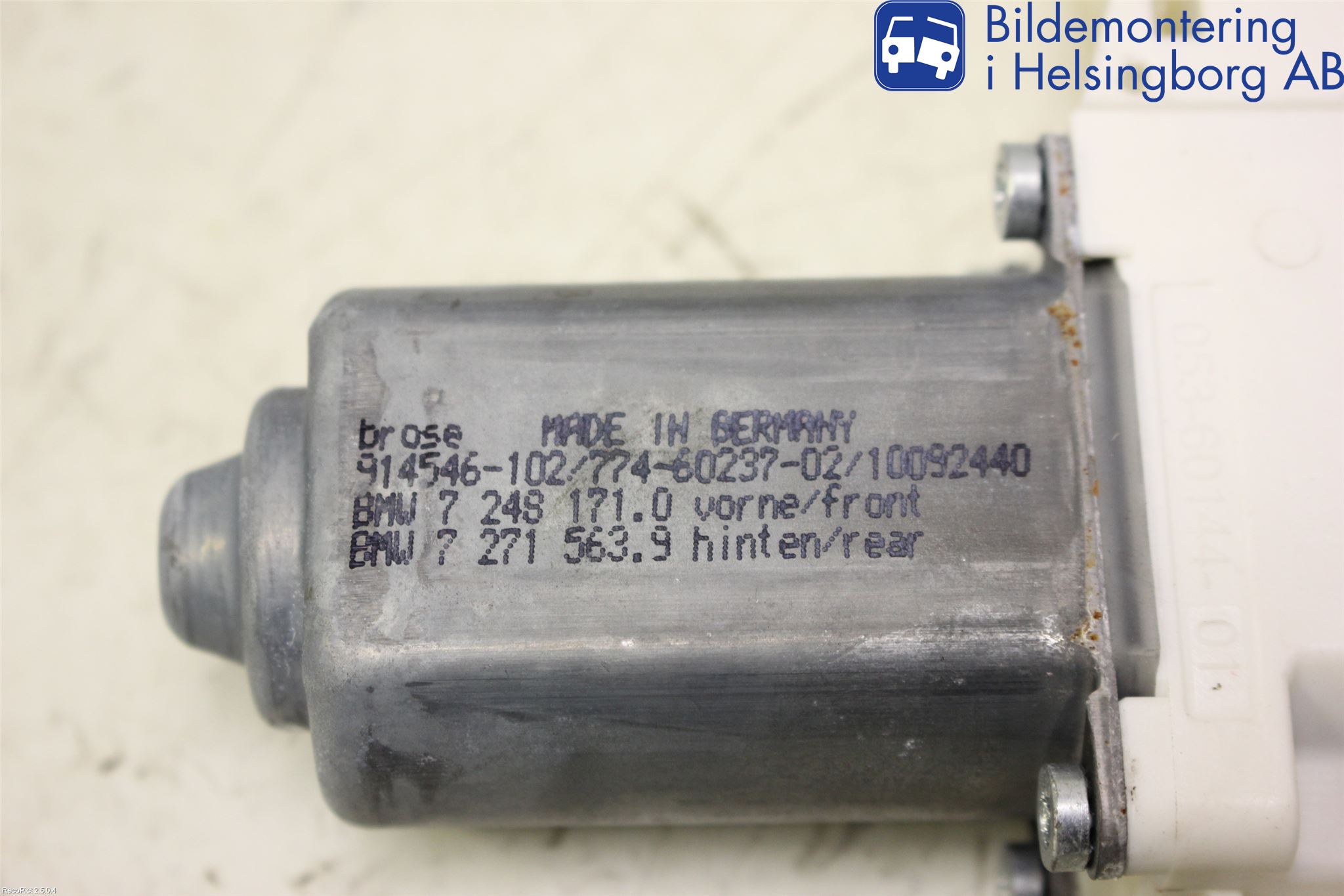 BMW 5 F10/F11/F18 09-17 Fönsterhissmotor