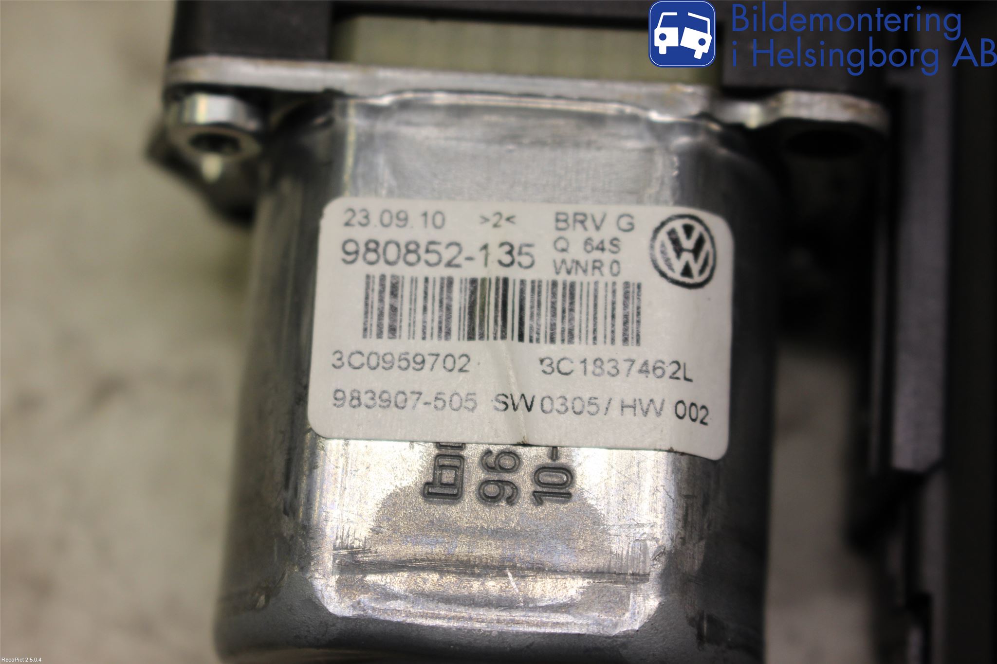 Volkswagen VW PASSAT 05-11 Fönsterhissmotor