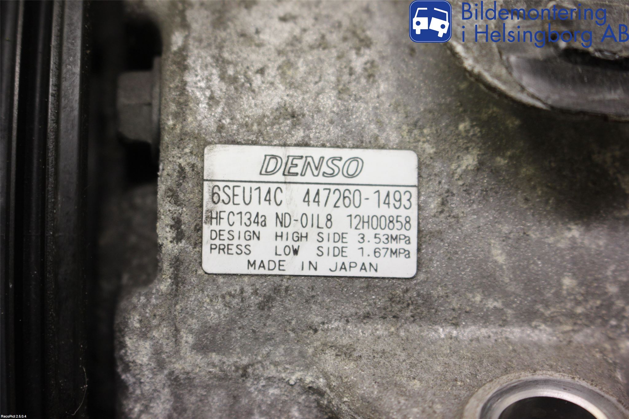 Toyota AURIS 07-09 Ac Kompressor