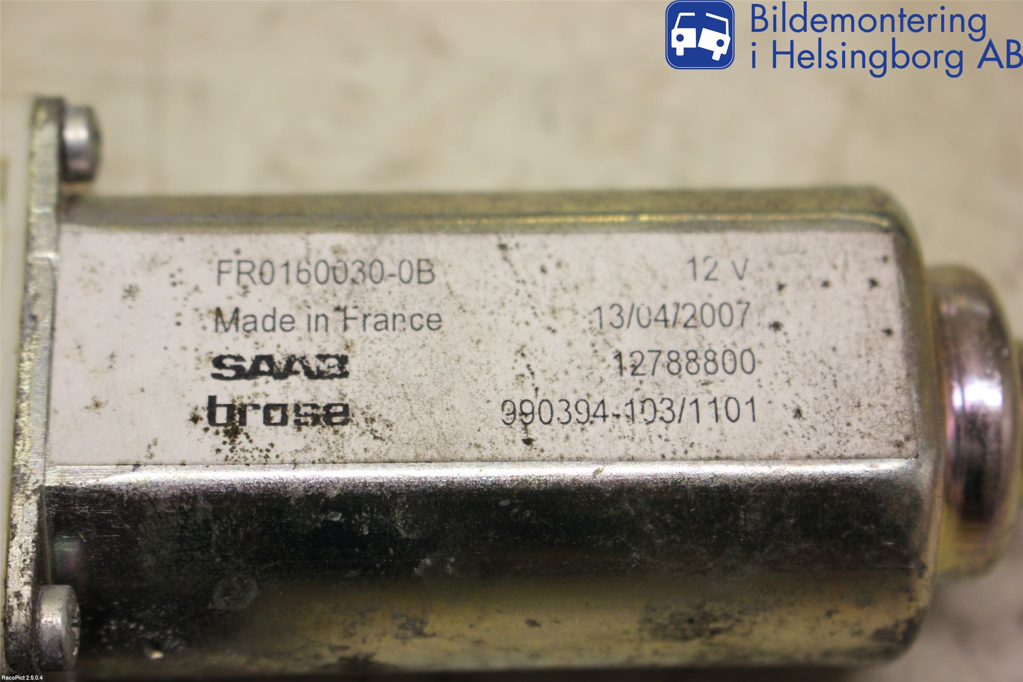 Saab 9-3 VER 2 Fönsterhissmotor