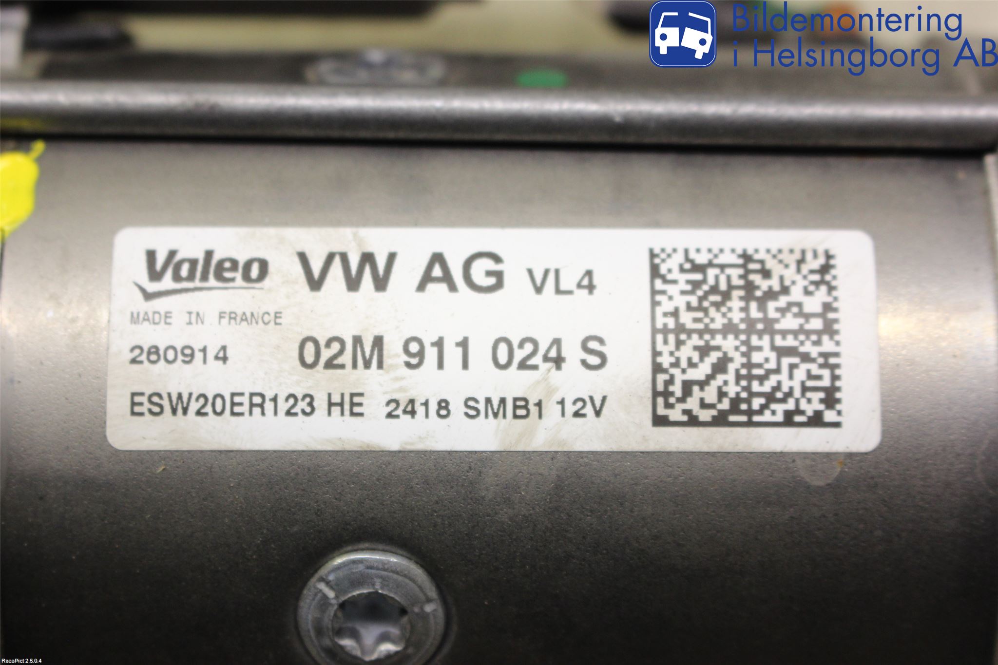 Volkswagen VW GOLF SPORTSVAN 15-20 Startmotor Diesel