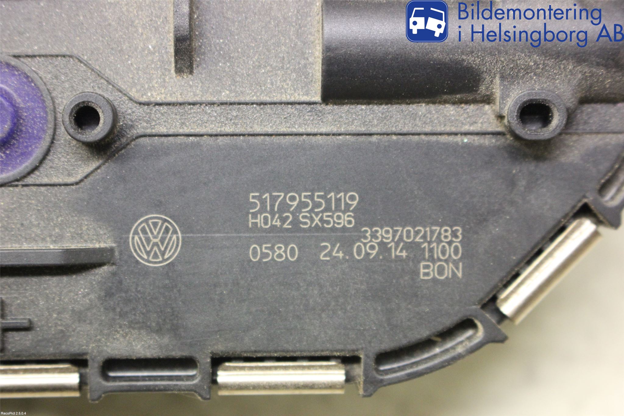 Volkswagen VW GOLF SPORTSVAN 15-20 Torkarmotor Vindruta