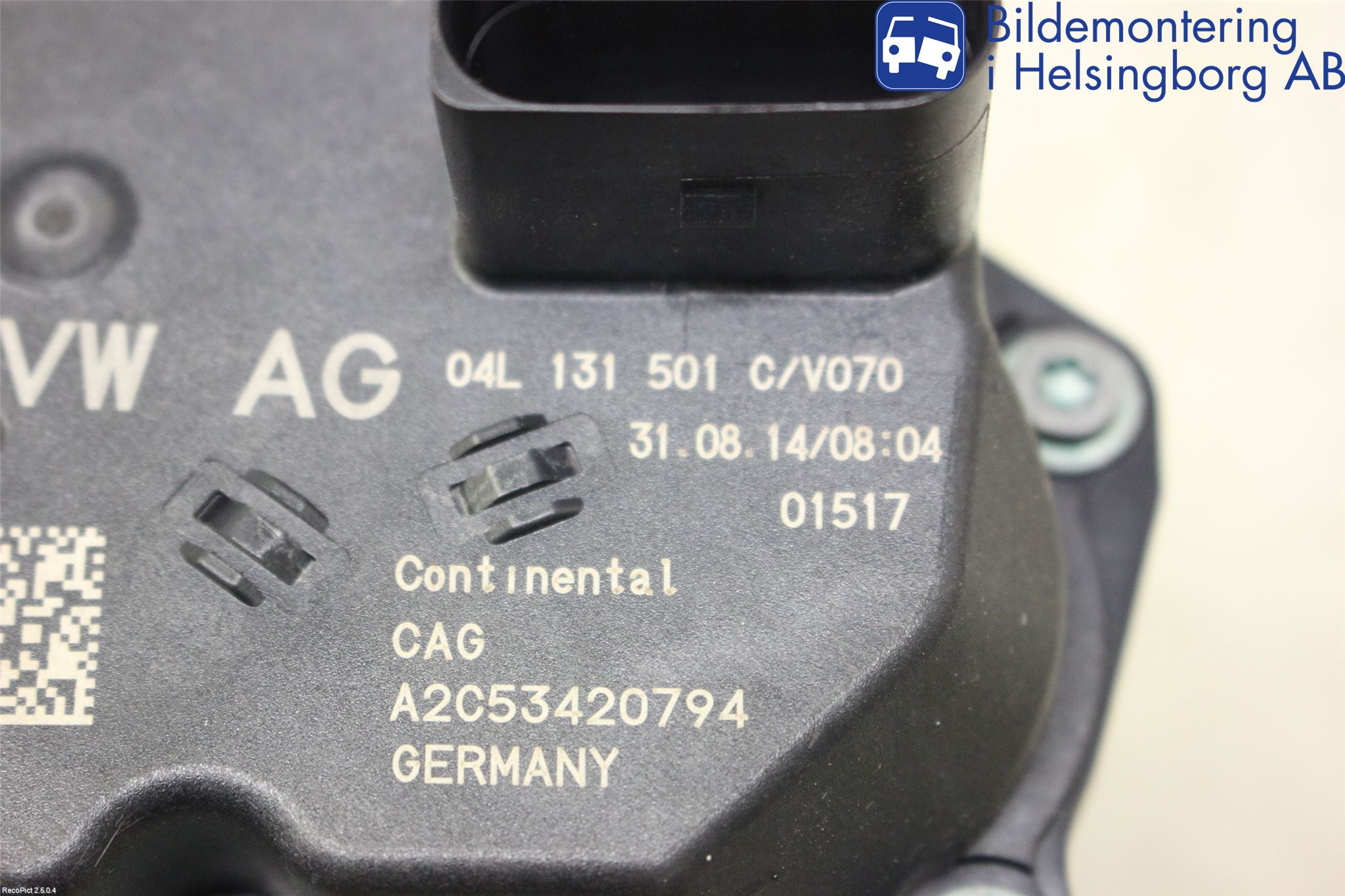 Volkswagen VW GOLF SPORTSVAN 15-20 Egr Ventil