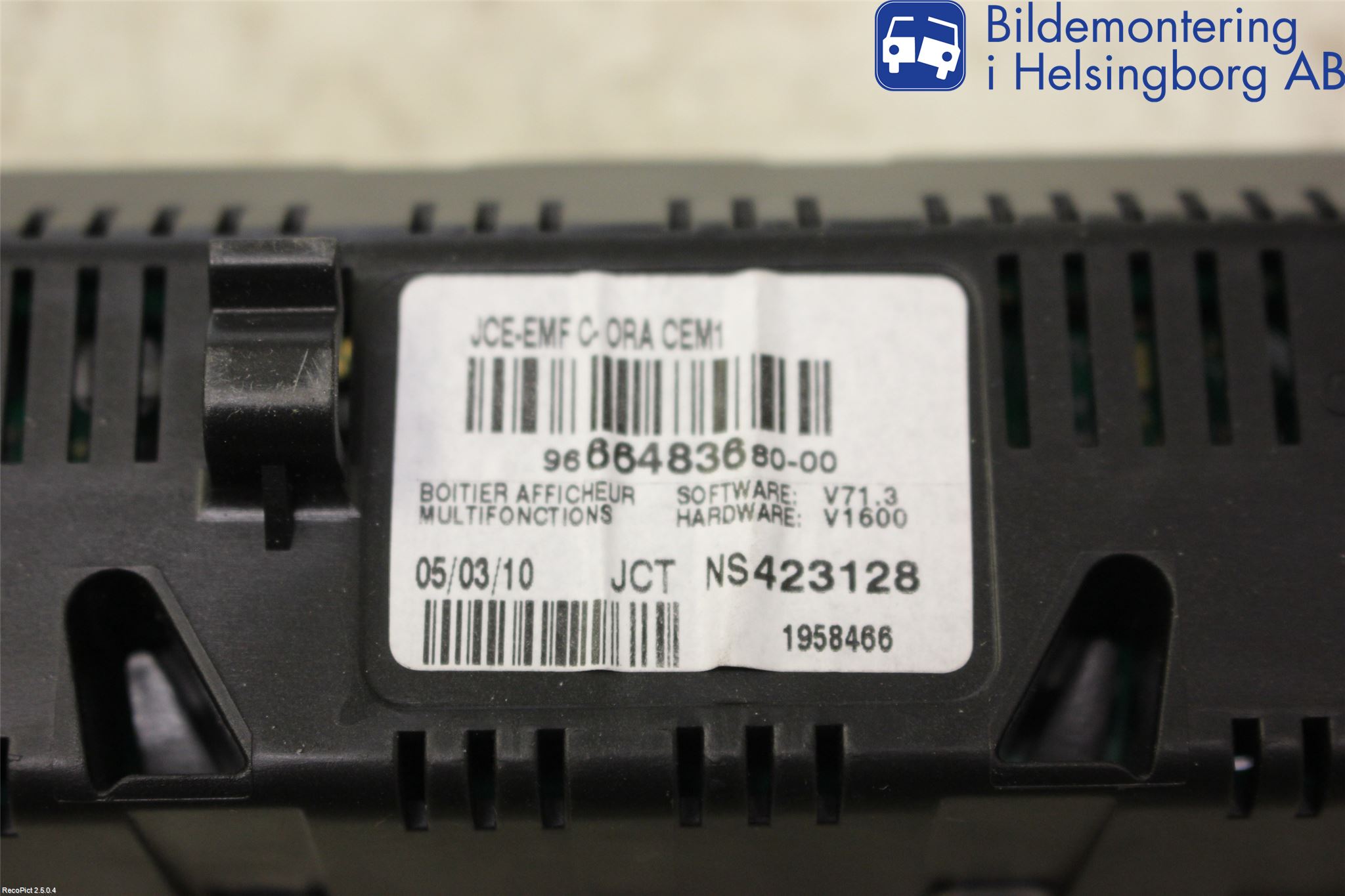 Citroen C5 08-17 Radio Övrigt