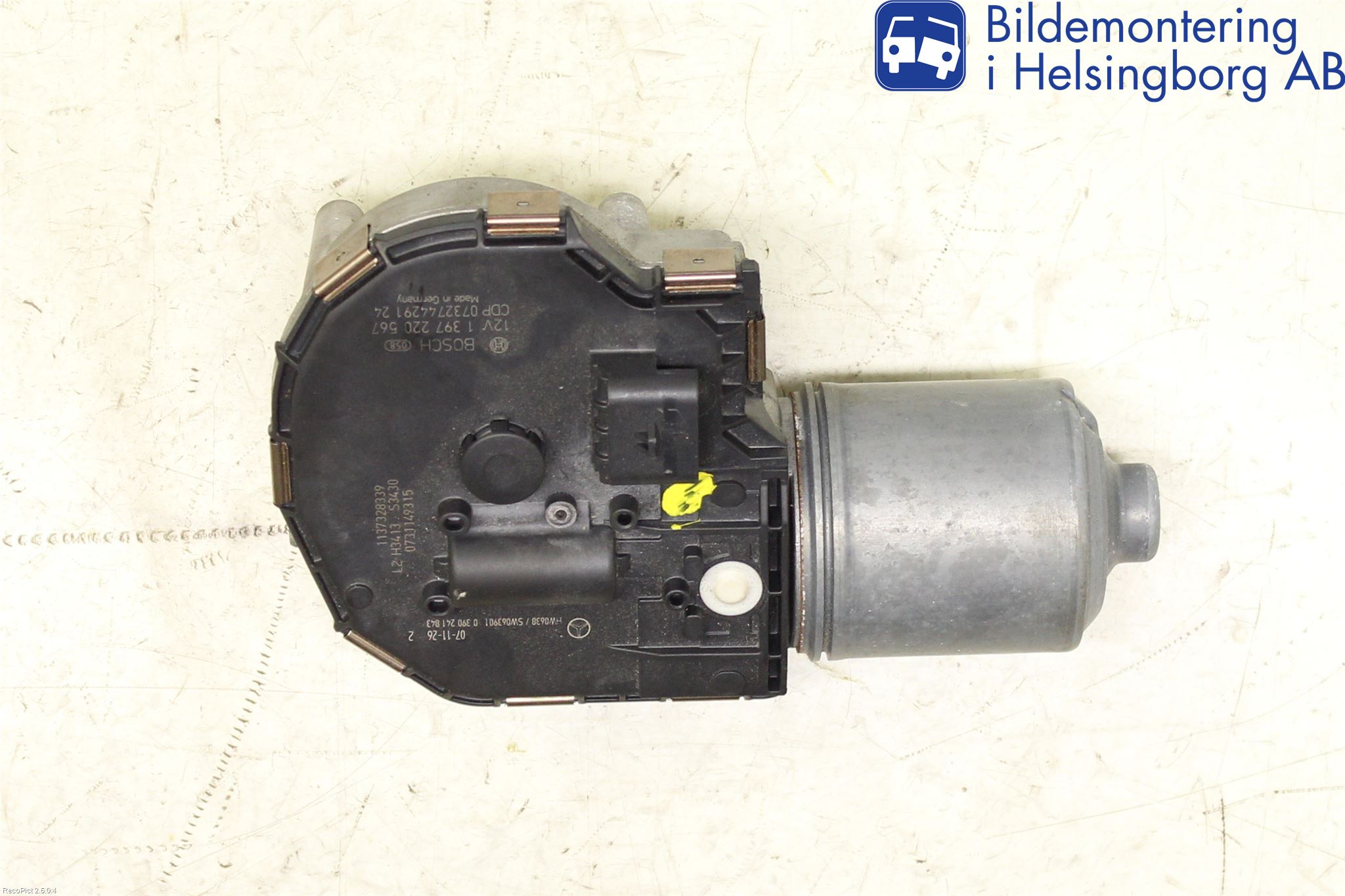 Mercedes-Benz MB C-KLASS (W204) 07-15 Torkarmotor Vindruta