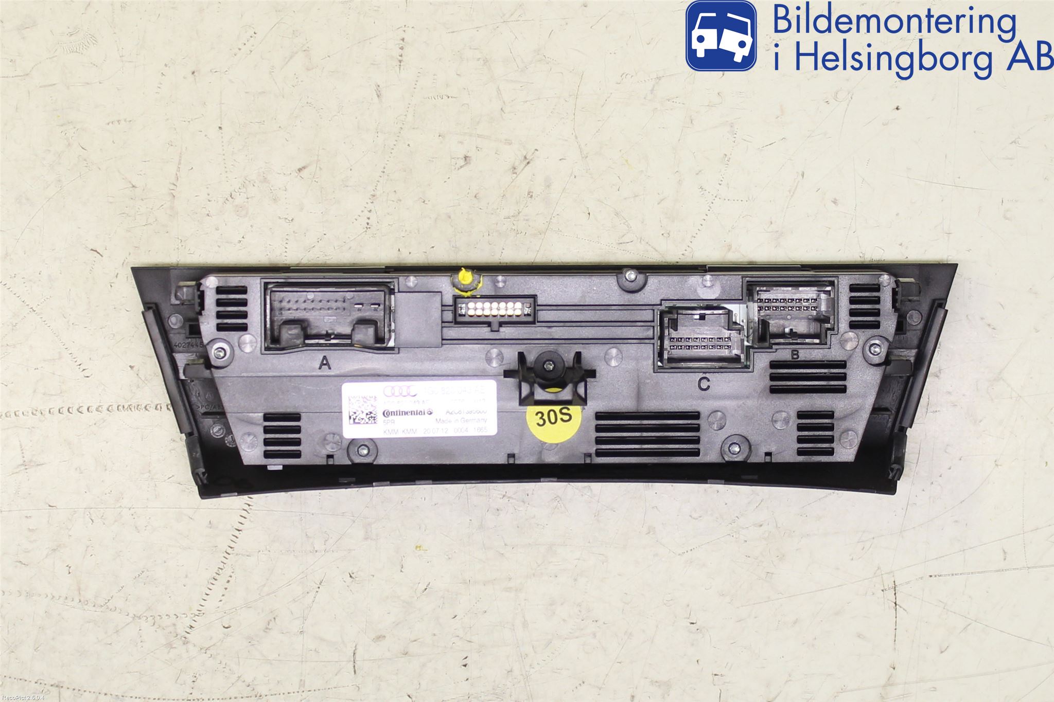 Audi A6/S6 4G 11-18 Ac Styrenhet Ac Manöveren