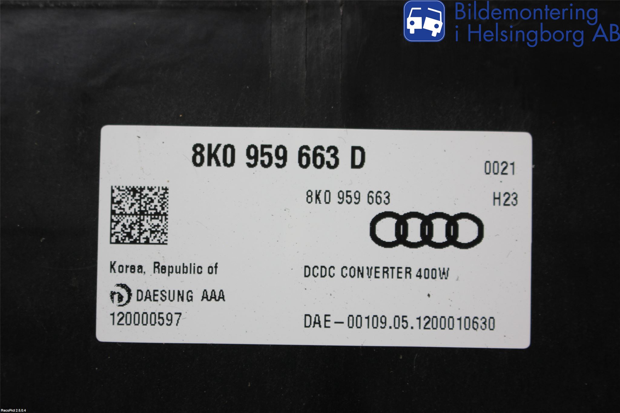 Audi A6/S6 4G 11-18 Styrenhet Övrigt