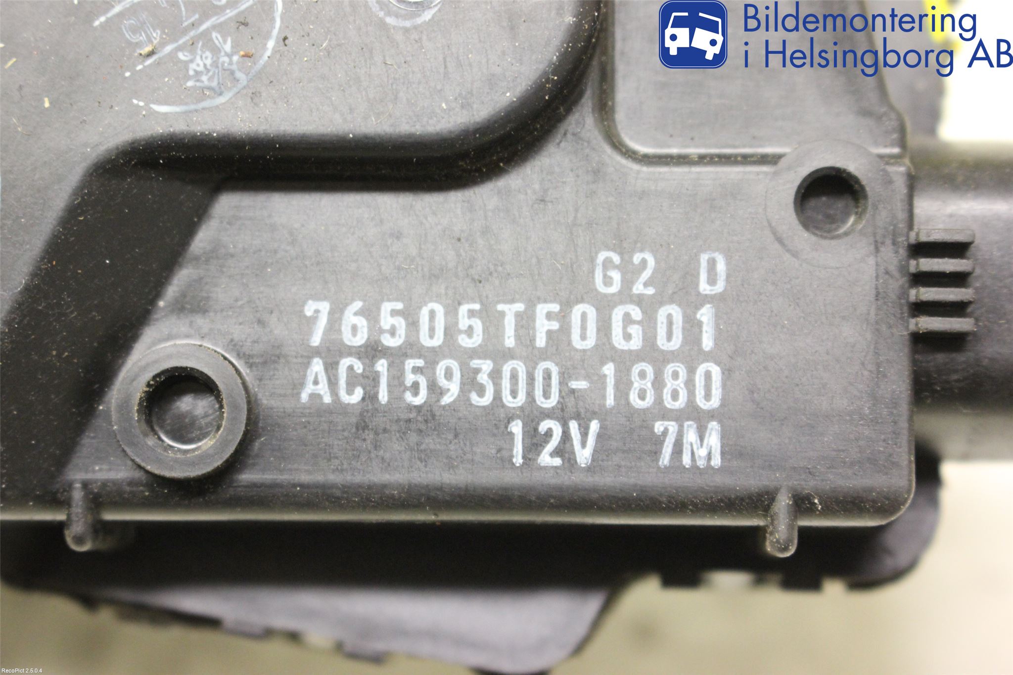 Honda JAZZ 08-14 Torkarmotor Vindruta