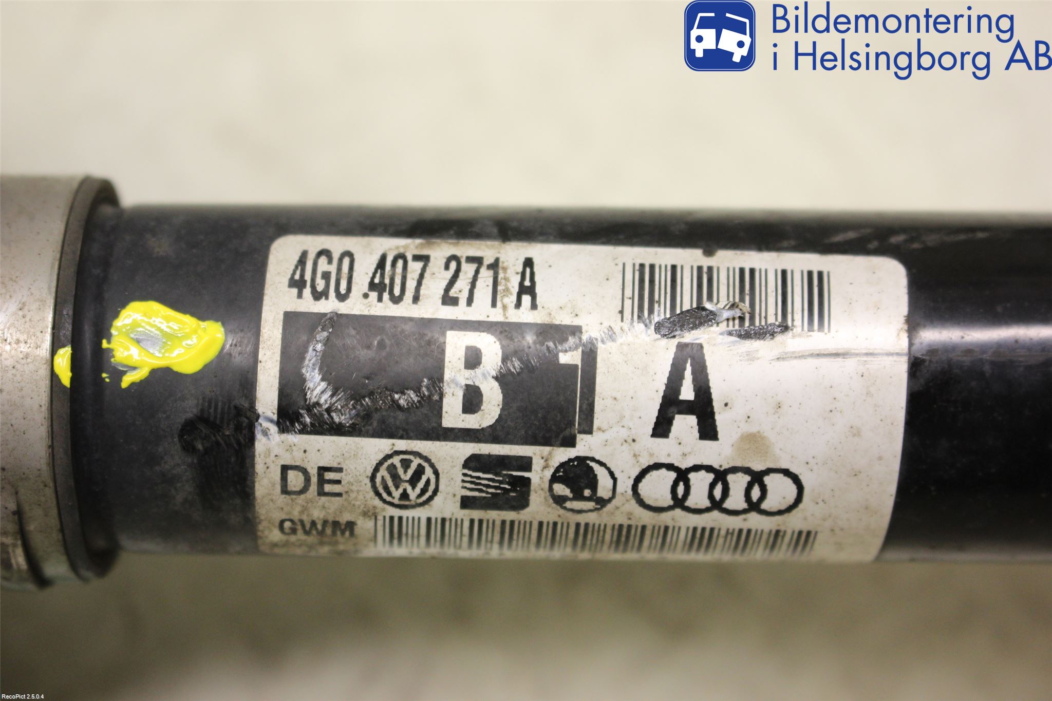 Audi A6/S6 4G 11-18 Drivaxel Fram Höger