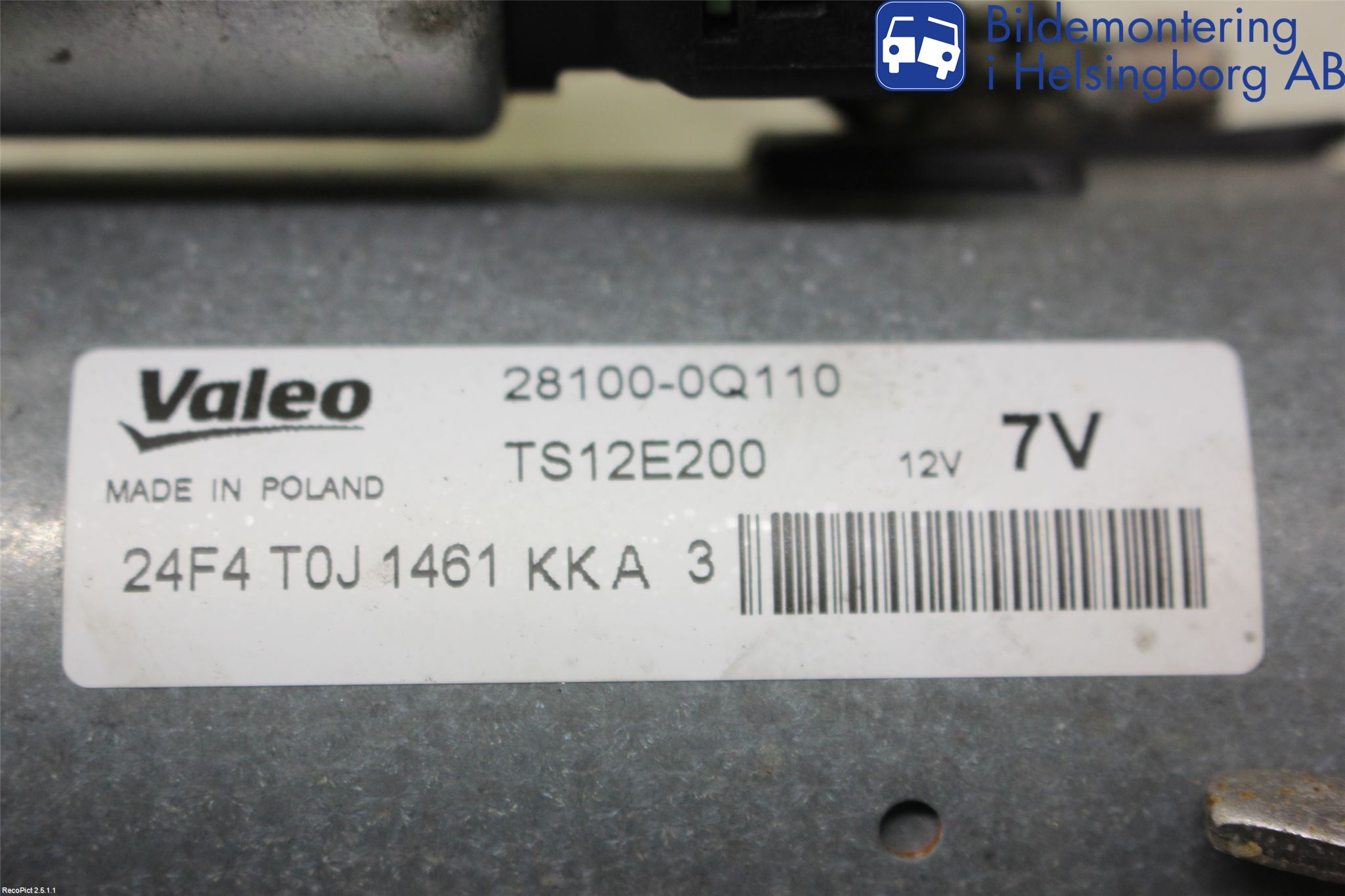 Peugeot 108 15-22 Startmotor