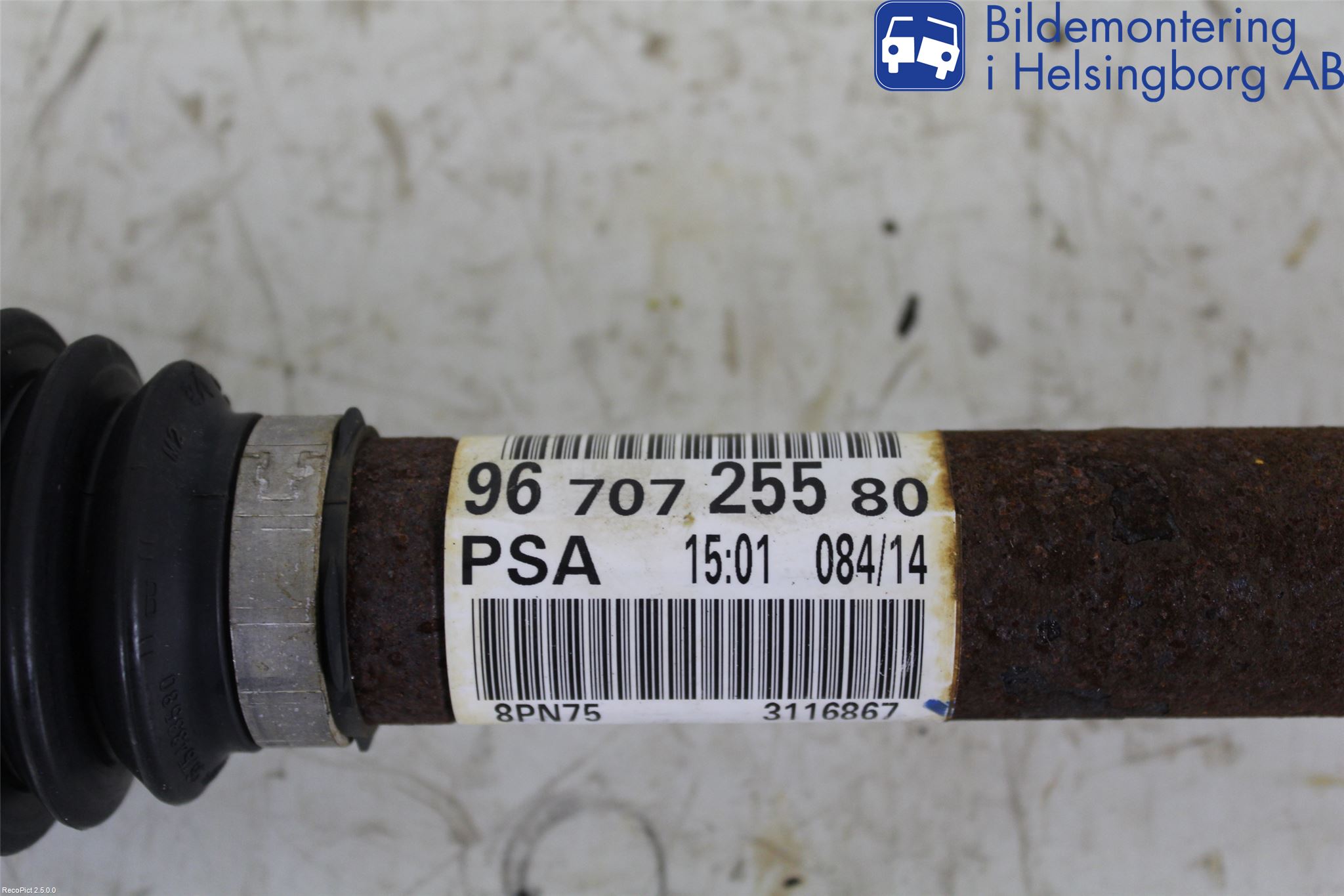 Peugeot 308 14-21 Drivaxel Fram Höger
