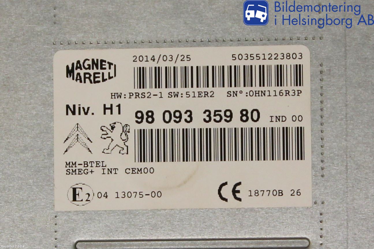 Peugeot 308 14-21 Radio