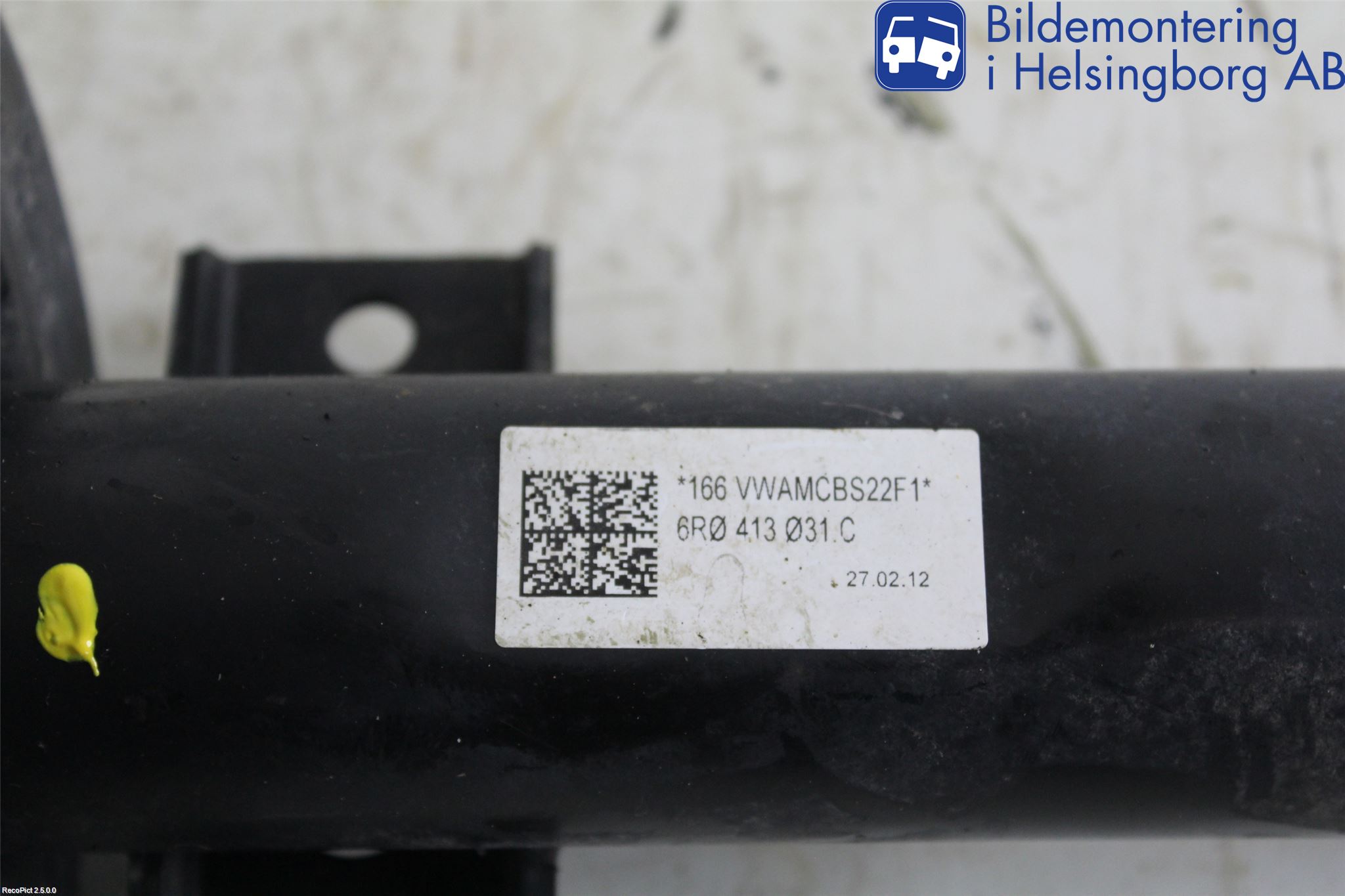 Volkswagen VW POLO 10-17 Fjäderben Fram Vänster