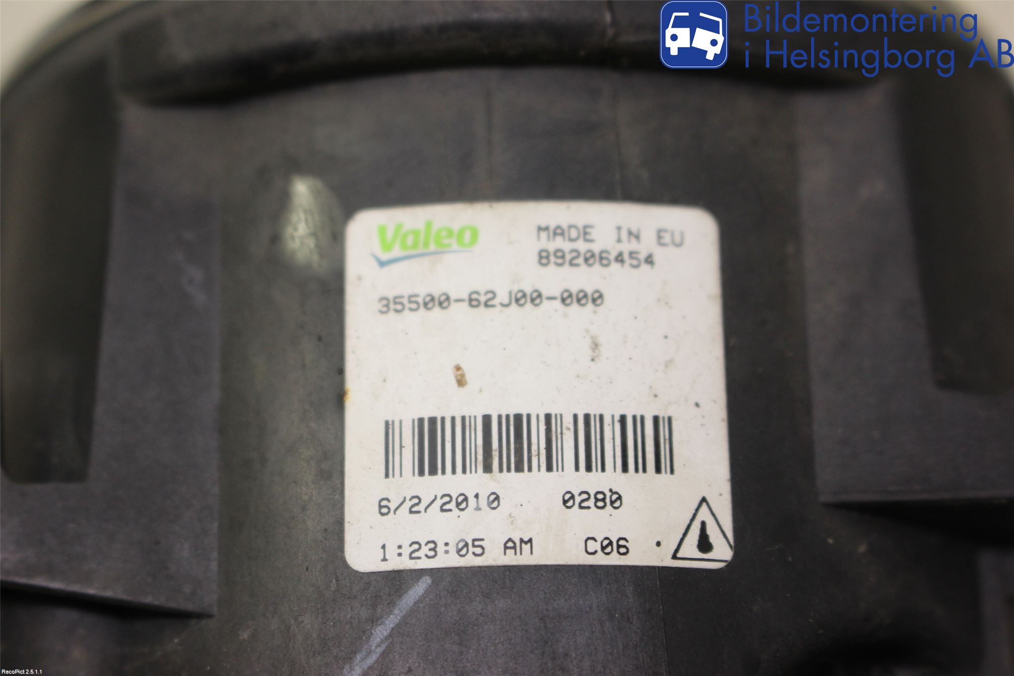 Suzuki SX4 10-13 Dimljus-Varselljus Fram
