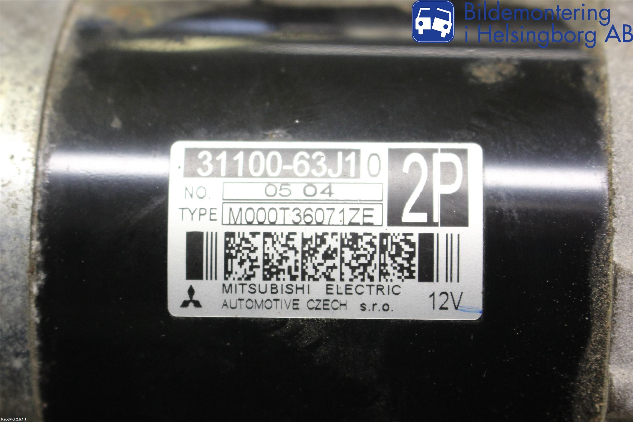 Suzuki SX4 10-13 Startmotor