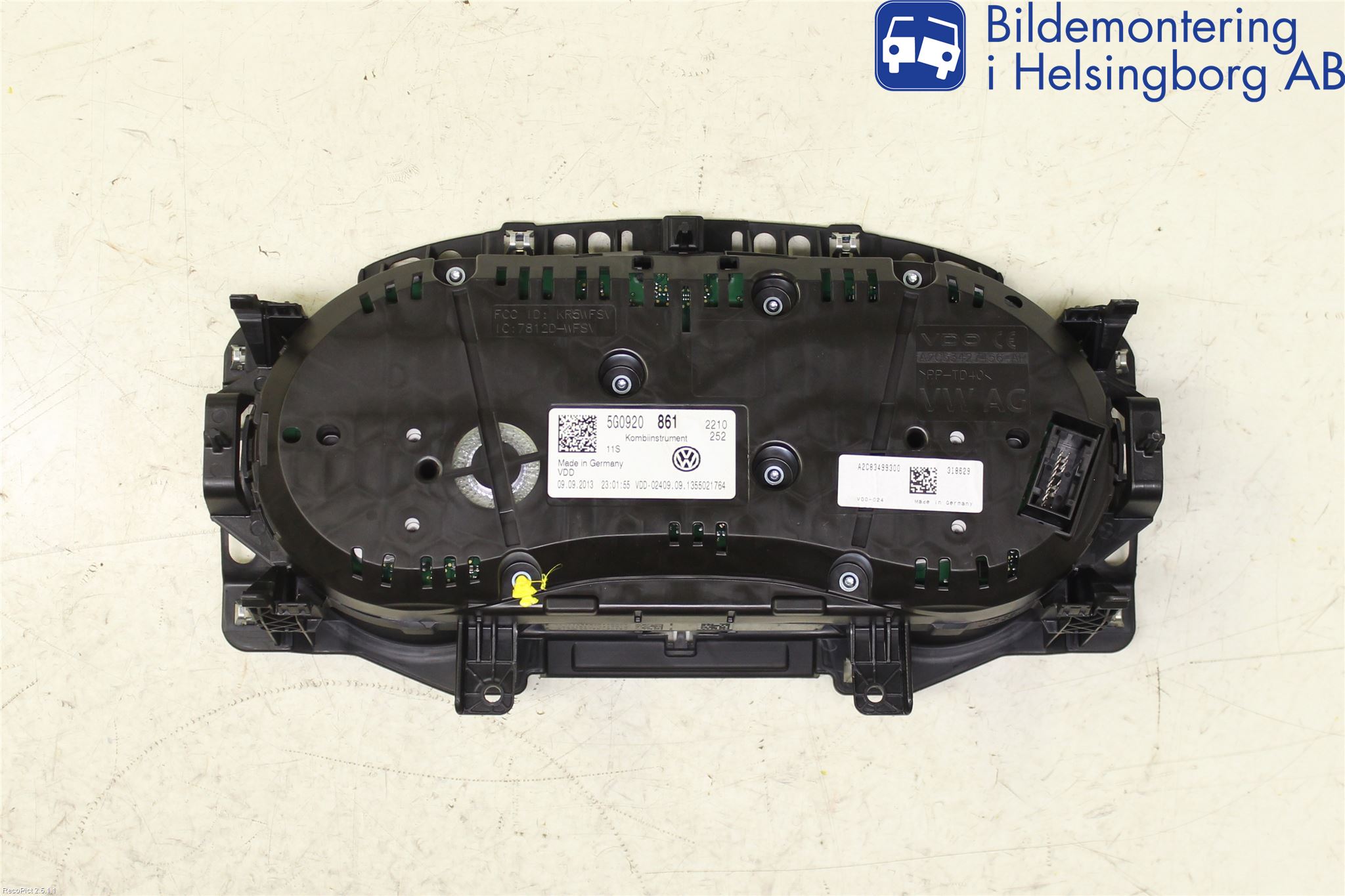 Volkswagen VW GOLF / E-GOLF VII 13-20 Instrument Komb