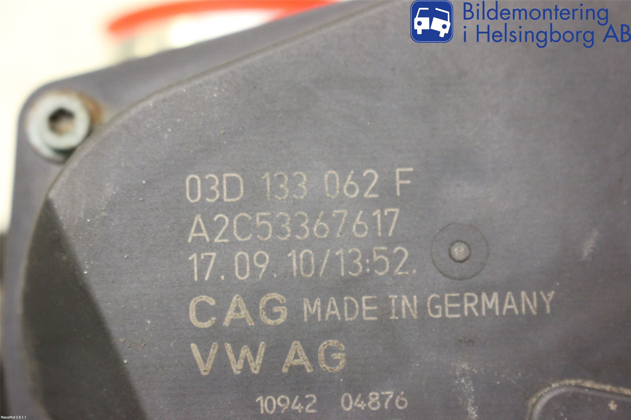 Skoda FABIA 07-14 Injspjällhus