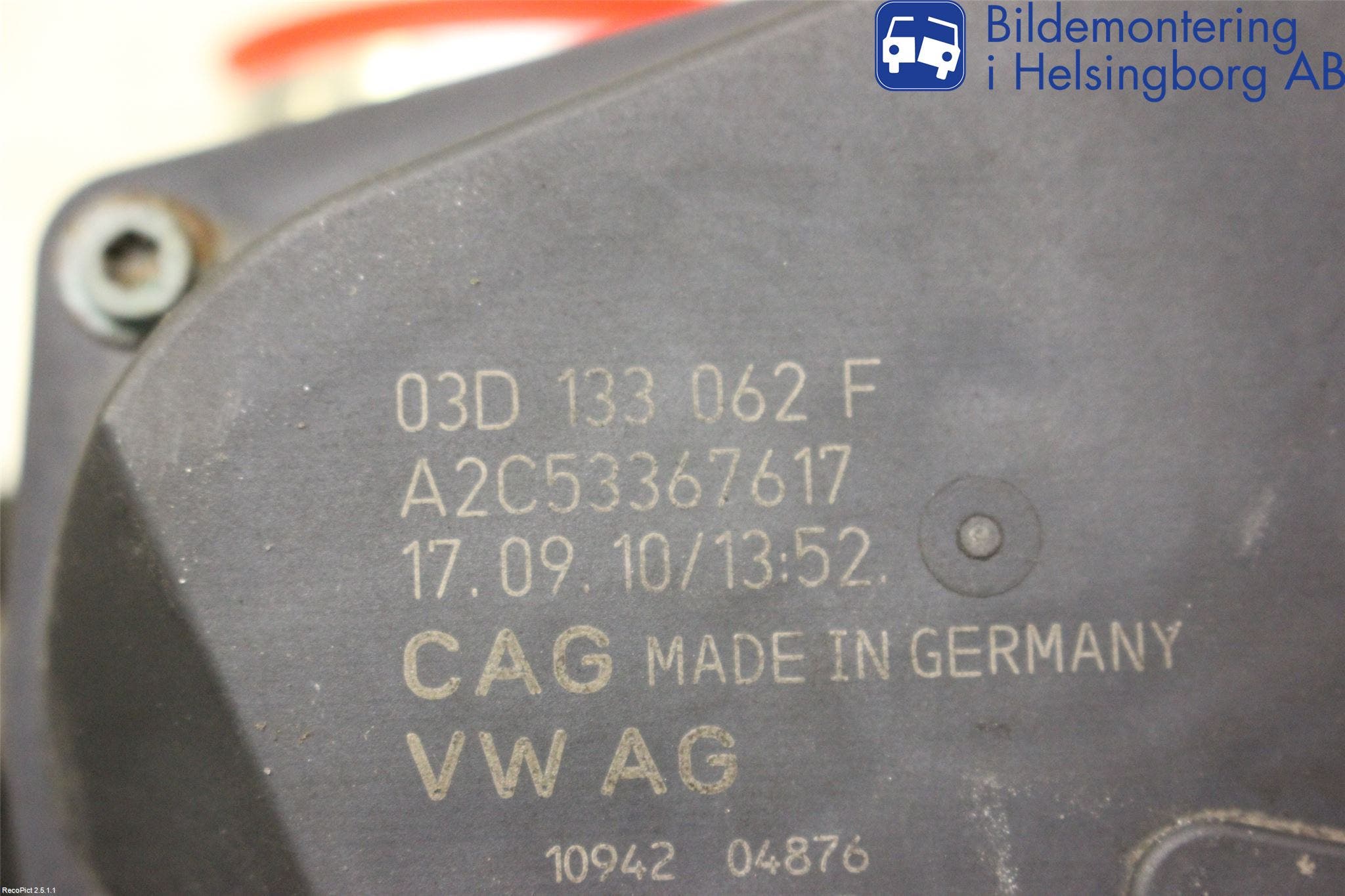 Skoda FABIA 07-14 Injspjällhus