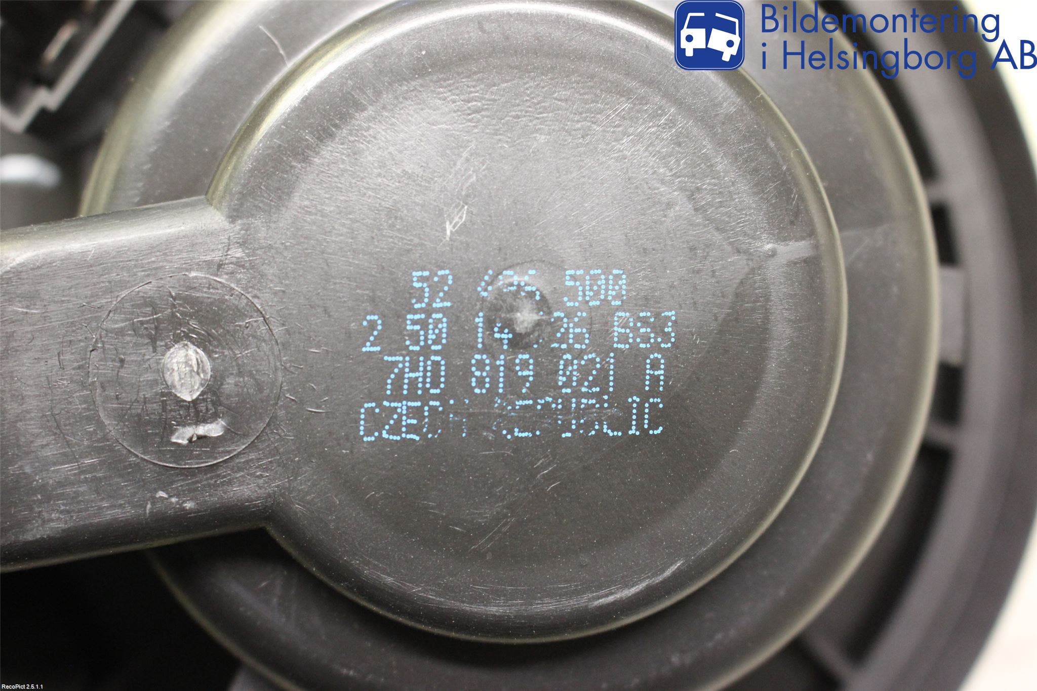 Volkswagen VW MULTIVAN T4-T6 91-21 Värmefläkt