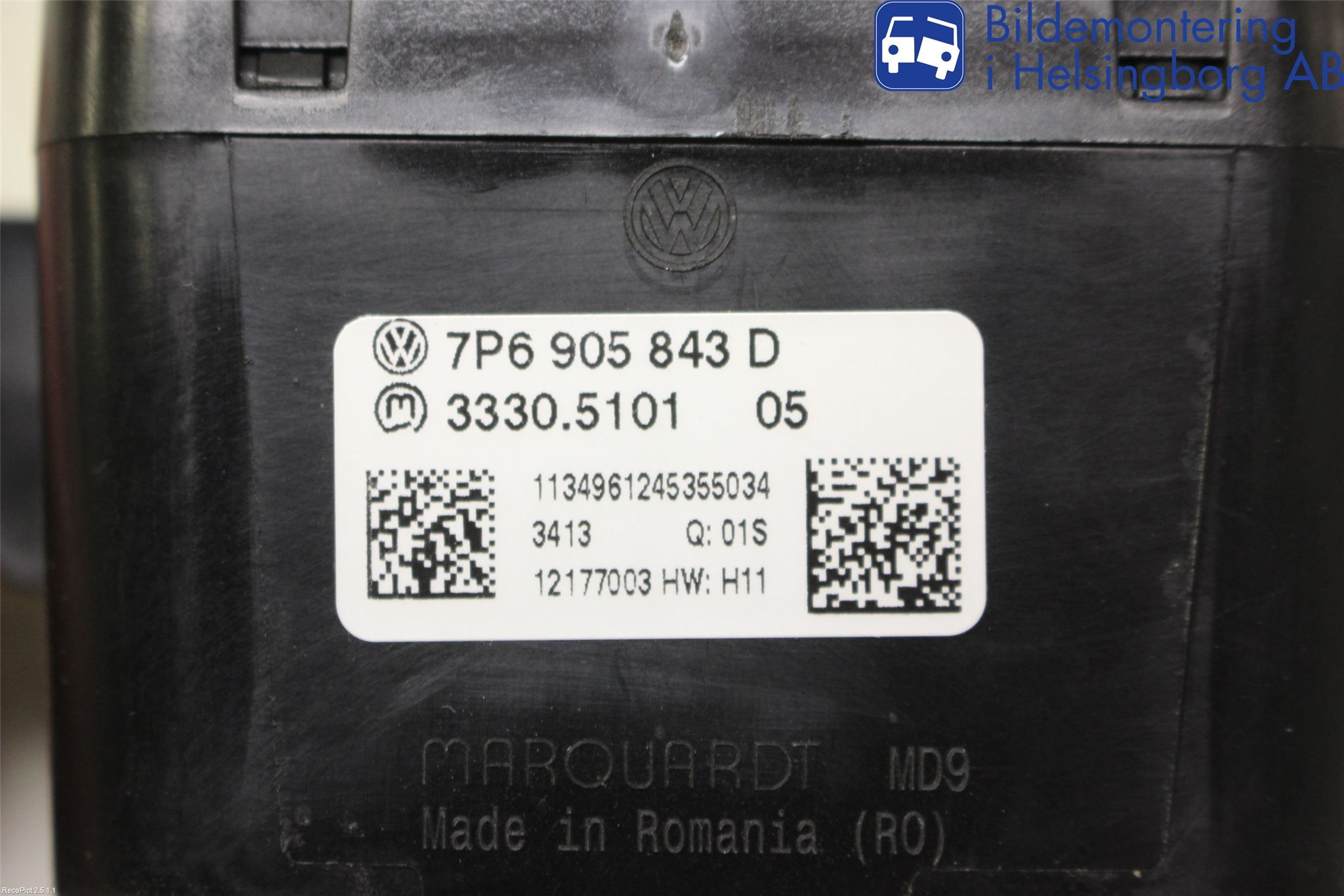 Volkswagen VW TOUAREG 7L 03-10 Tändlås