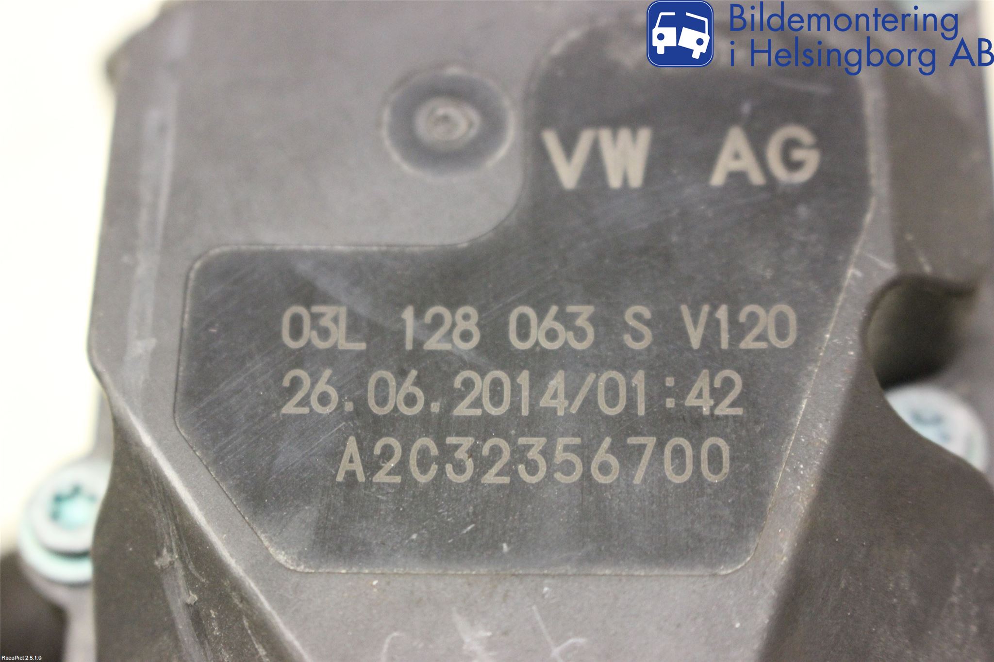 Volkswagen VW TRANSP/CARAVELLE (T5) 04-15 Injspjällhus