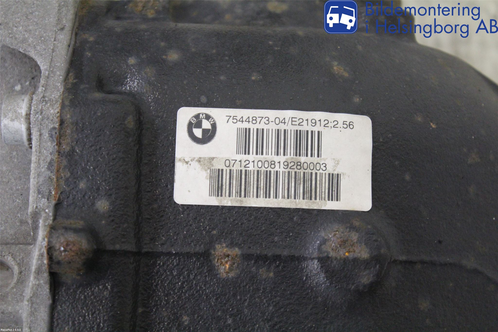 BMW 3 F30/F31/F80 12-19 Bakväxel-Diff