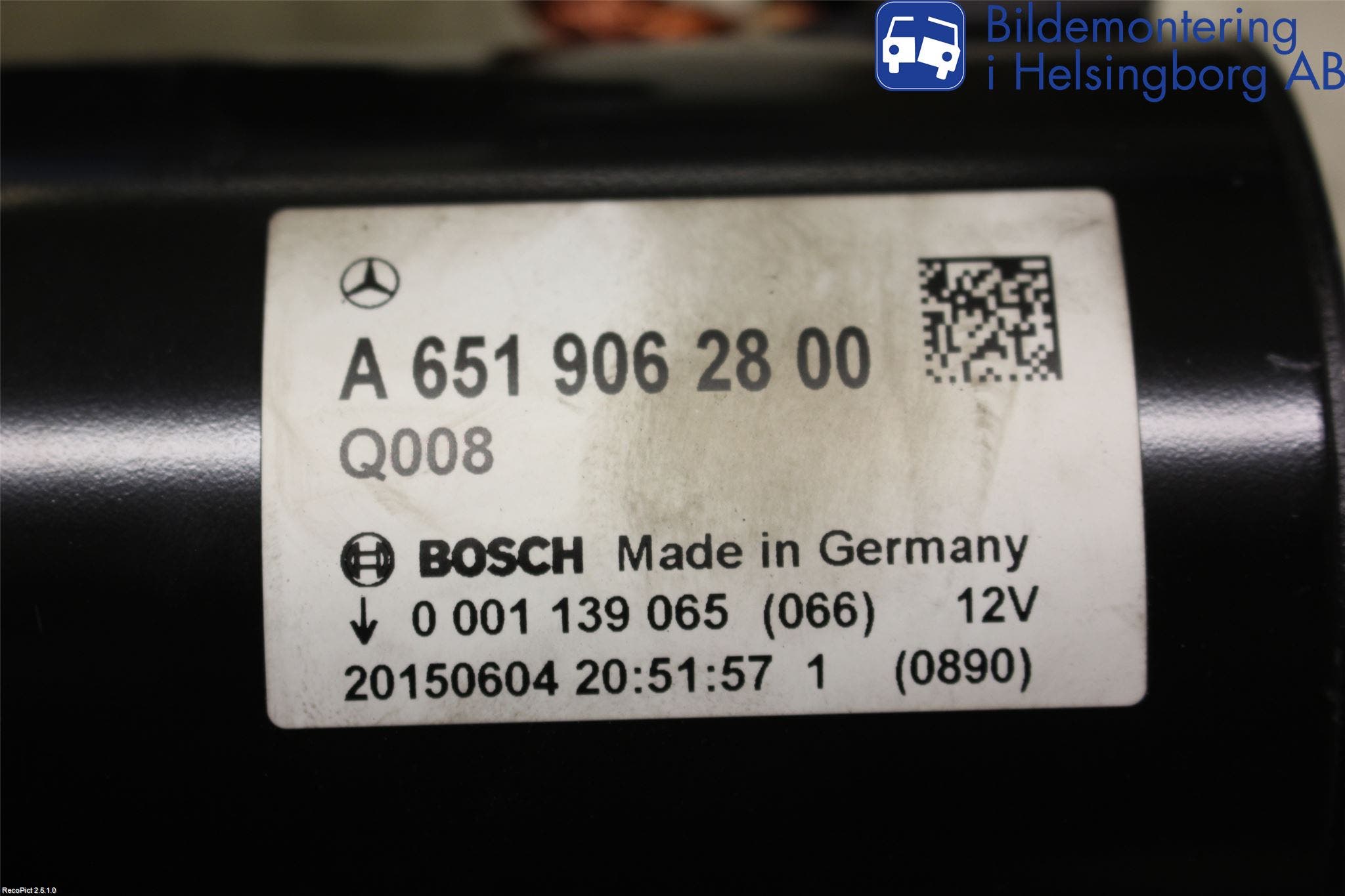 Mercedes-Benz MB C-KLASS (W205) 14-21 Startmotor Diesel