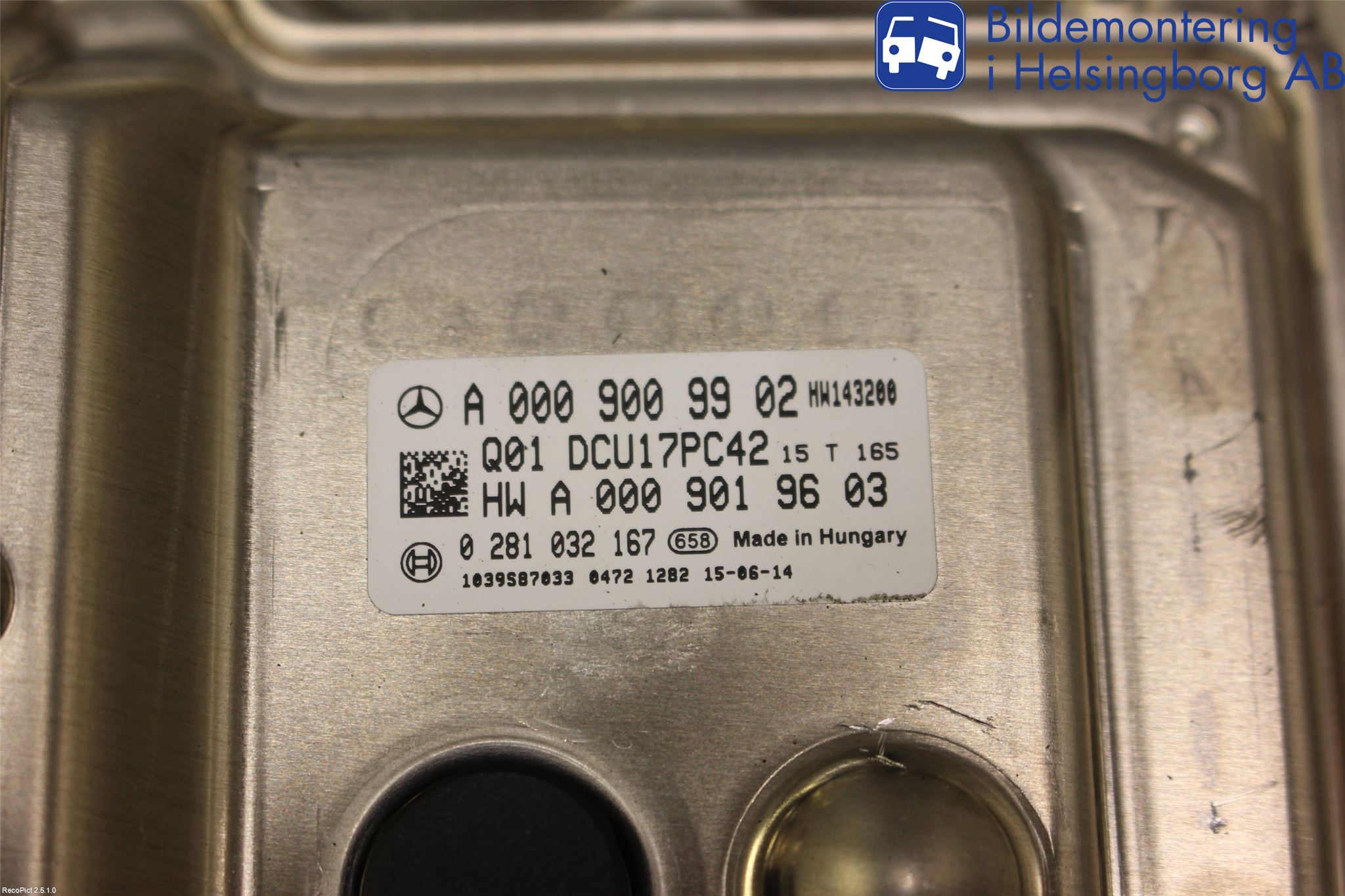 Mercedes-Benz MB C-KLASS (W205) 14-21 Styrenhet Övrigt