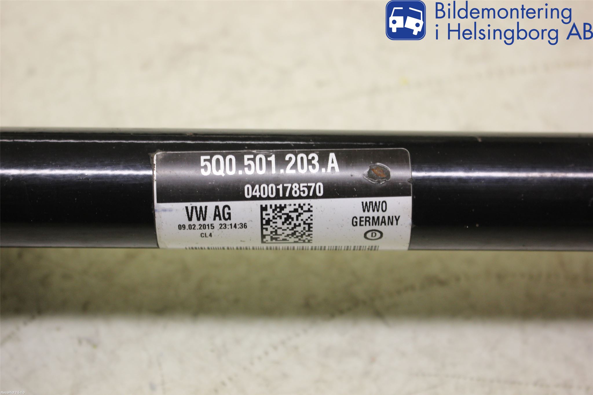 Skoda OCTAVIA (5E) 13-20 Drivaxel Bak Vänster