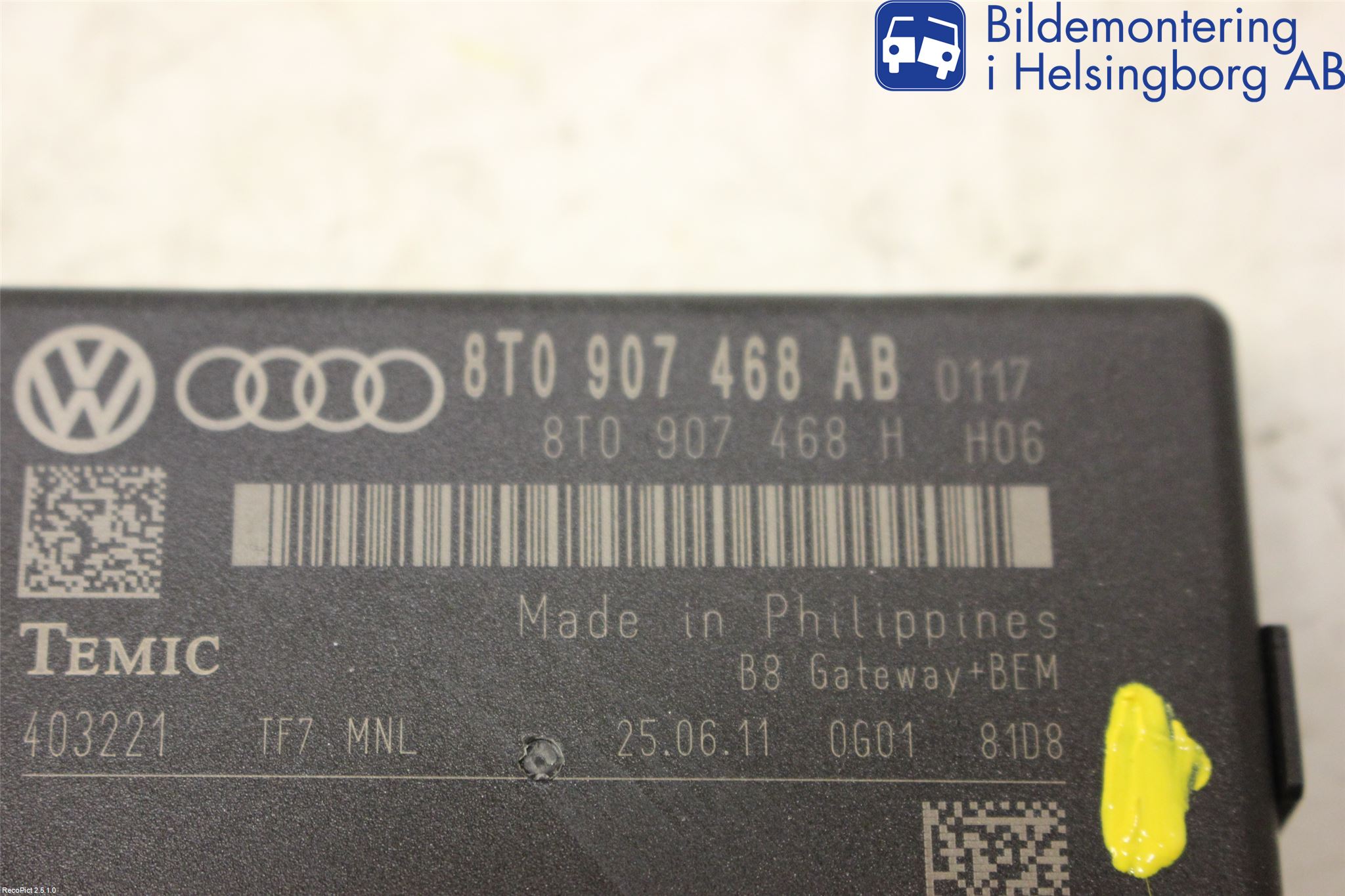 Audi A5 07-16 Styrenhet Övrigt